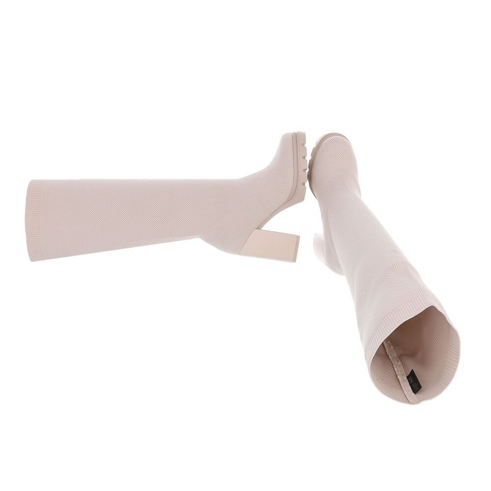 Ital-Design Damen Freizeit High-Heel-Stiefel (87108983) Blockabsatz High-He günstig online kaufen