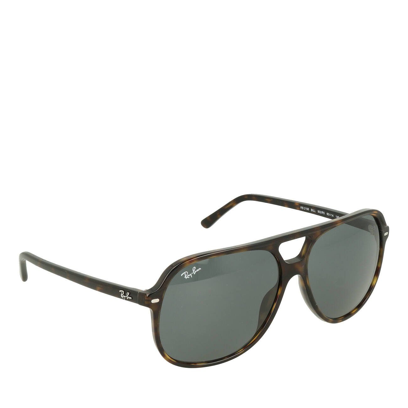 Ray-Ban Sonnenbrille Ray-Ban Bill RB2198 902/R5 60 Havana Blue