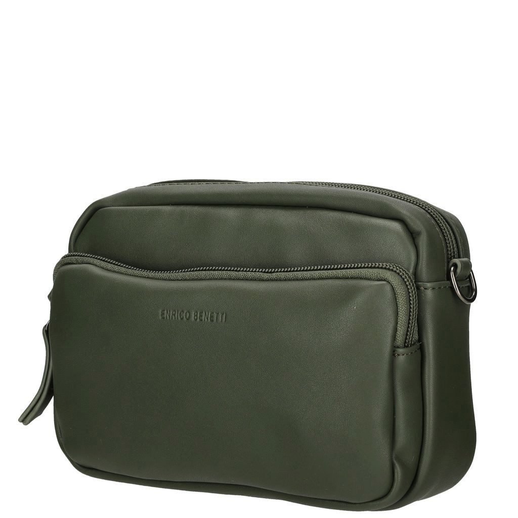 Christian Wippermann Umhängetasche Kleine Damen Tasche Schultertasche Umhängetasche (1 tlg), Bag Leder Optik Handtasche