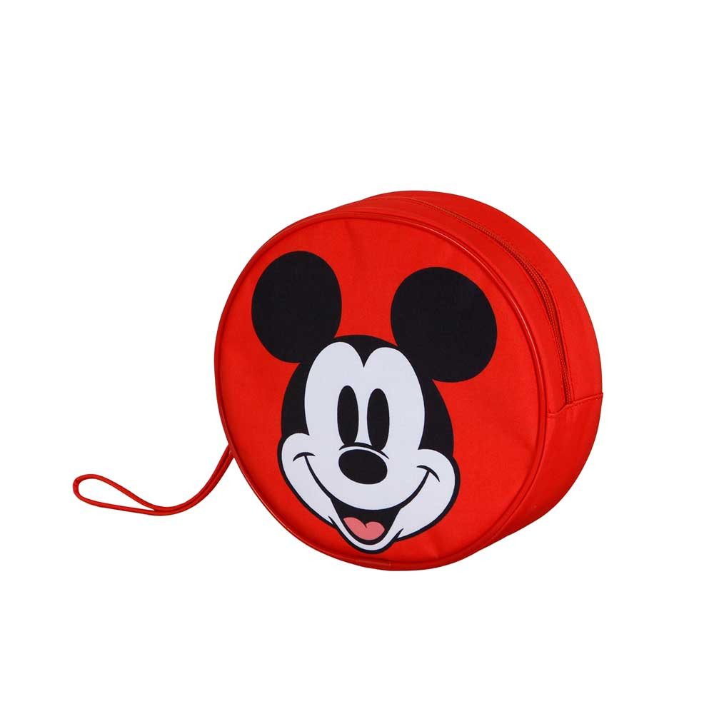 Karactermania Kosmetiktasche Disney Micky Maus Face Jumbo Kulturbeutel Kulturtasche Strandtasche, praktische Trageschlaufe