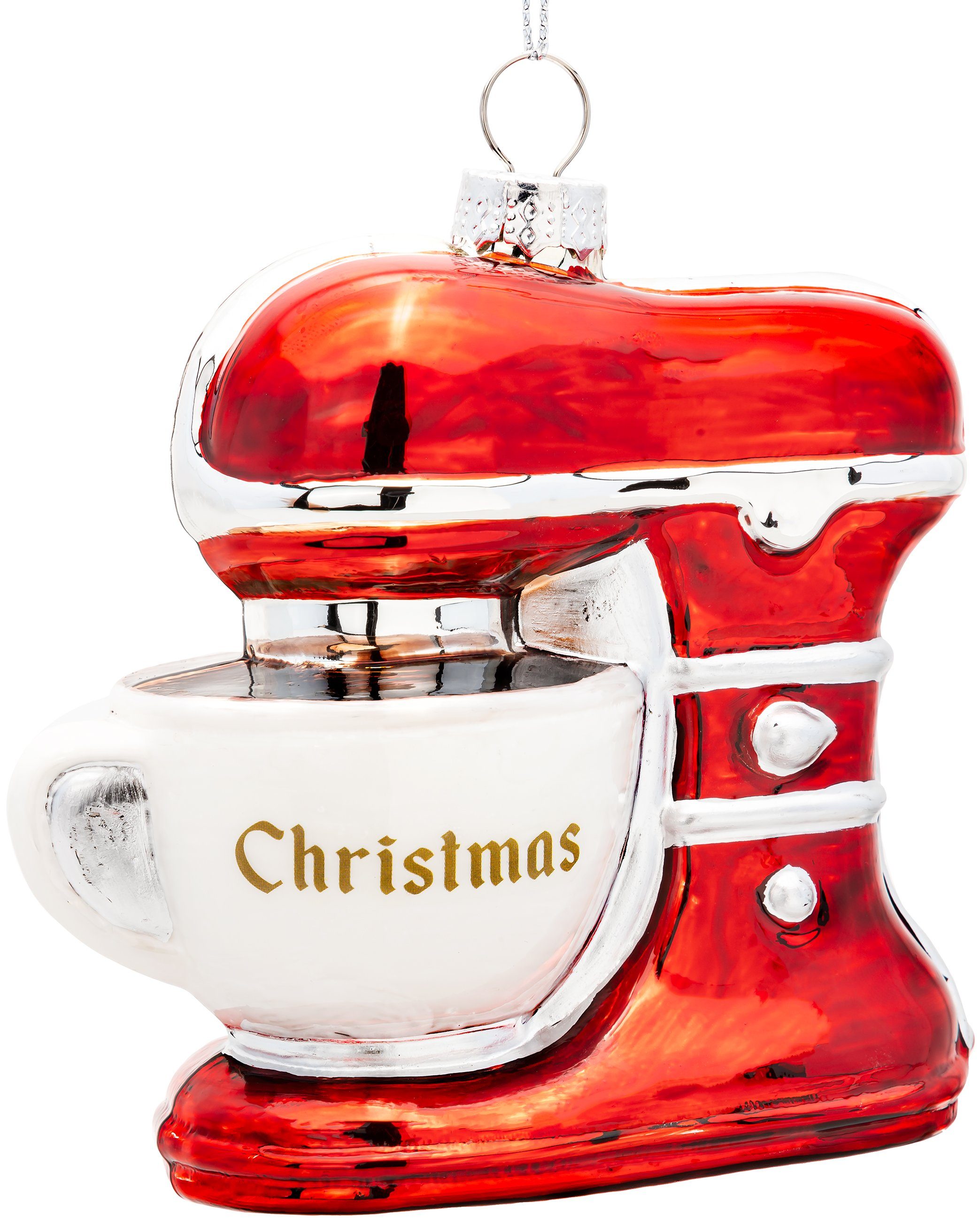 Christbaumschmuck BS920 Küchenmaschine Glas Figur Weihnachtsbaum Anhänger