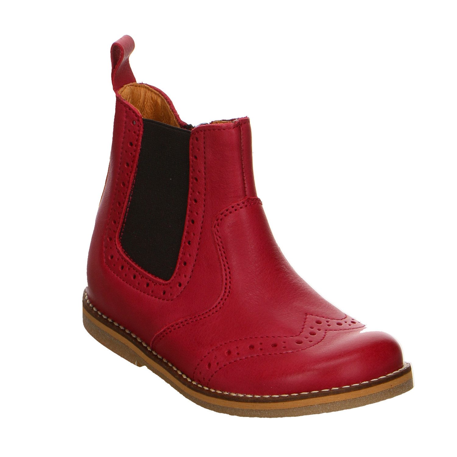 froddo® Froodo Leder Klettstiefel Mädchen rot Klettschuh – Bild 2 von 5