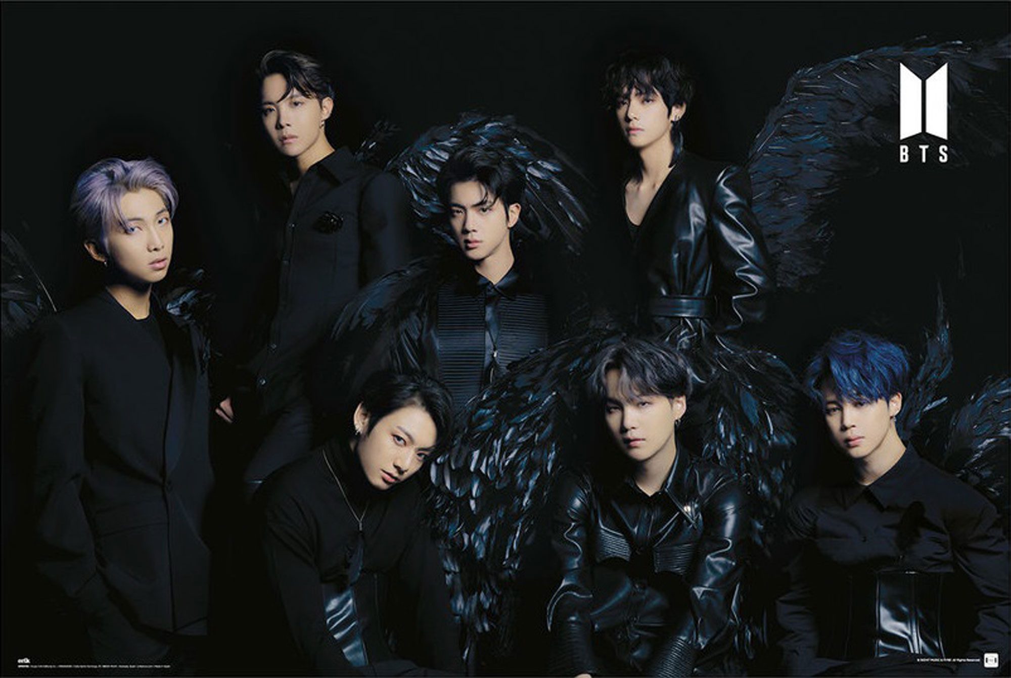 Poster BTS - Poster - Black Wings