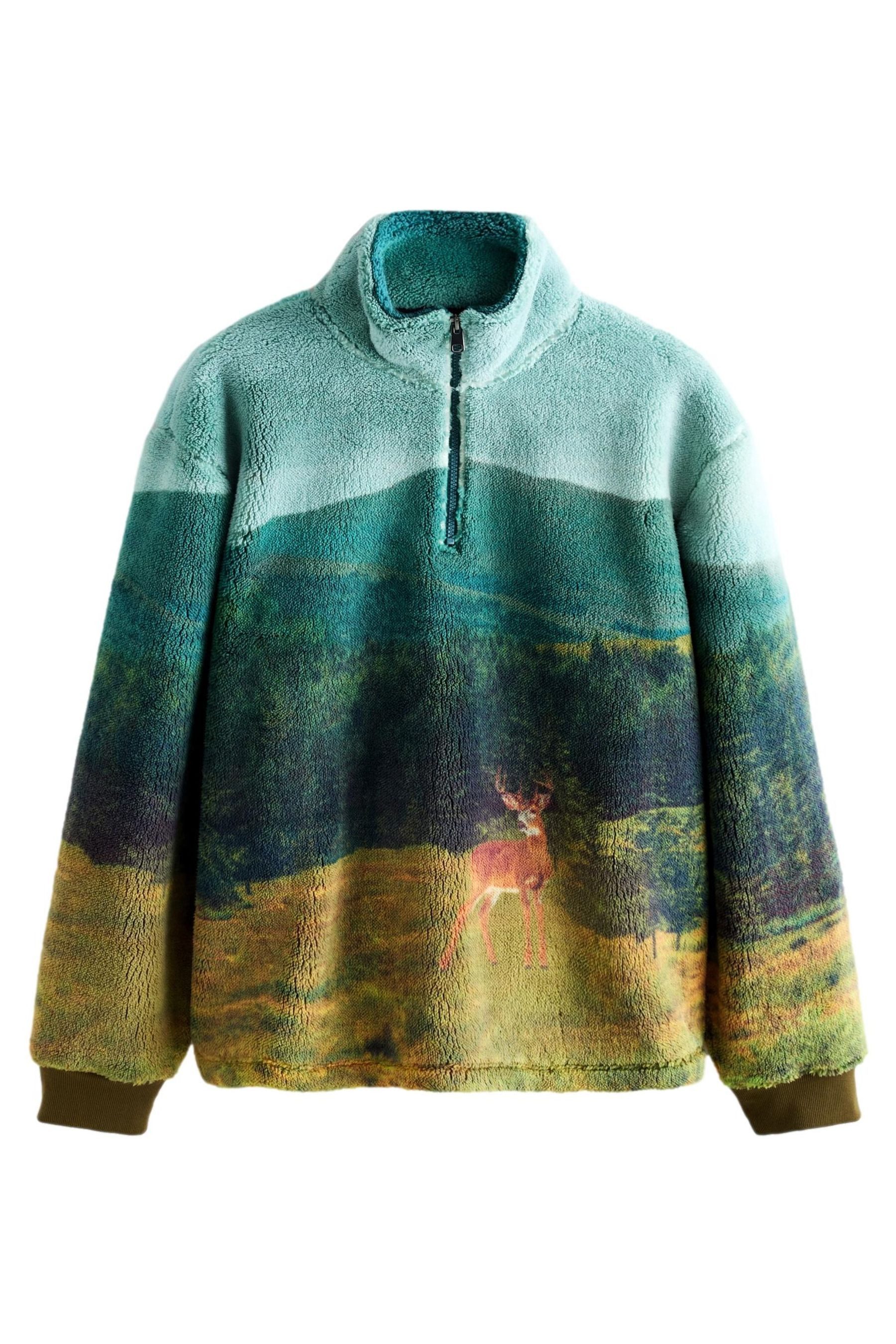 Next Kapuzenpullover Borg-Fleece mit Reißverschlussausschnitt (1-tlg) günstig online kaufen