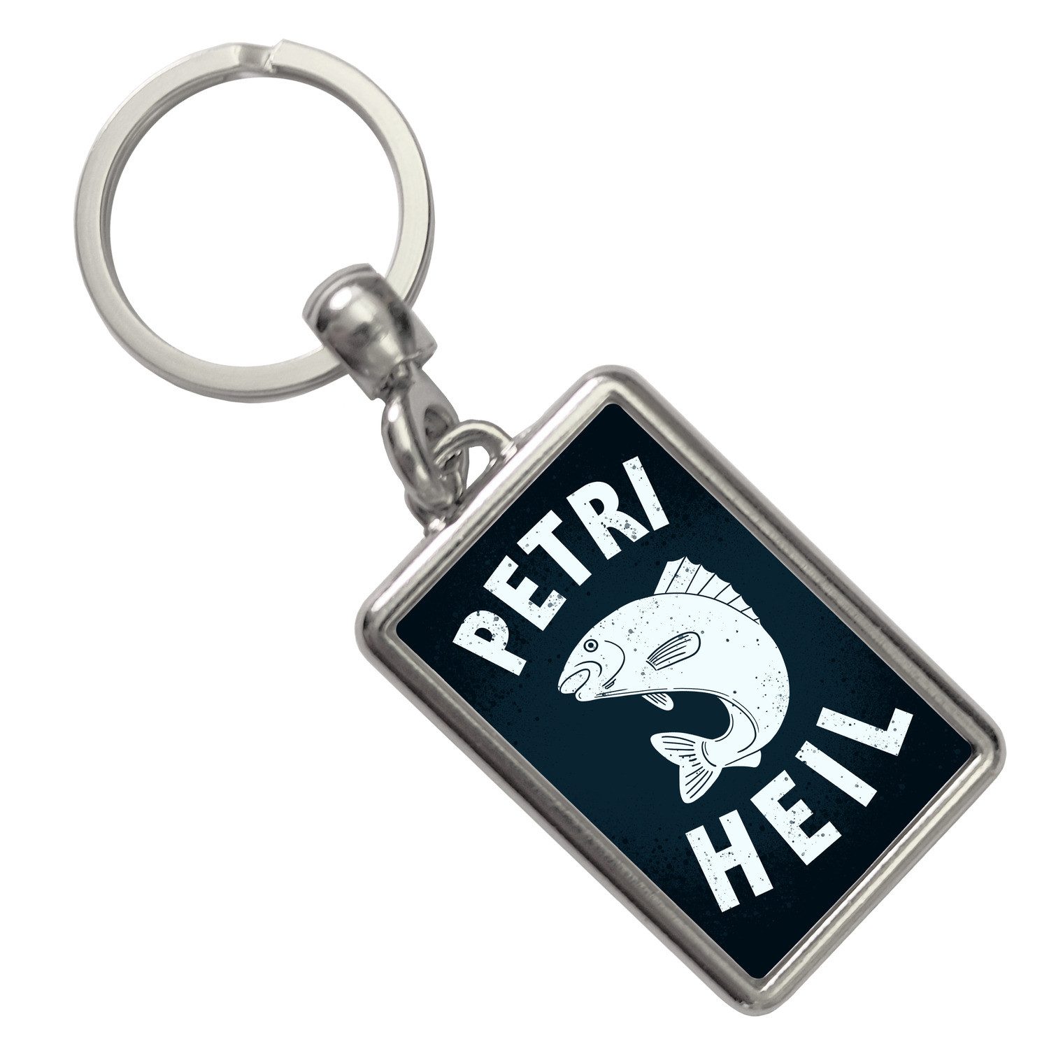 speecheese Schlüsselanhänger Petri Heil Fisch Schlüsselanhänger günstig online kaufen