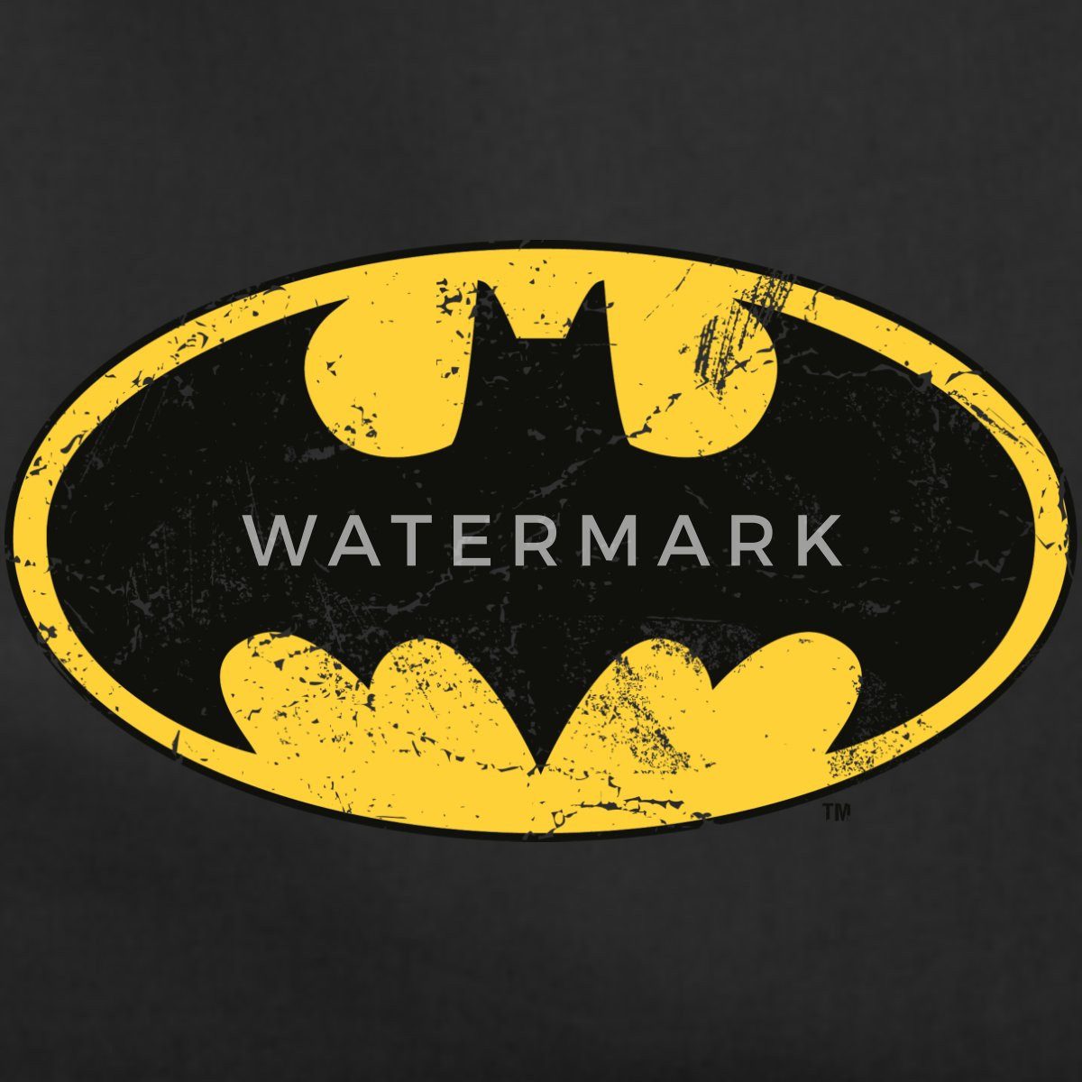 Spreadshirt Turnbeutel DC Comics Batman Kleines Logo Used Look Turnbeutel (1-tlg)