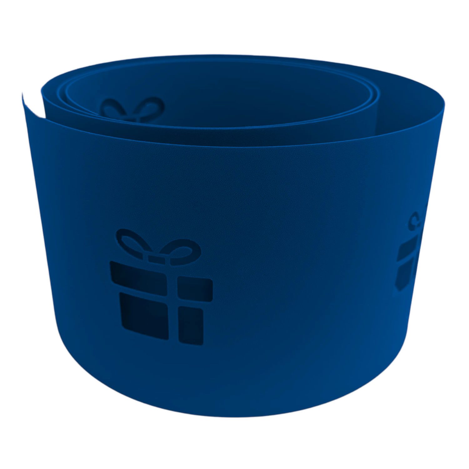 zaunzu Sichtschutzstreifen PREMIUM Weihnachten GESCHENKE Enzianblau, (1x Einzelstreifen, für Doppelstabmattenzaun), 5 Jahre garantierte Farbechtheit