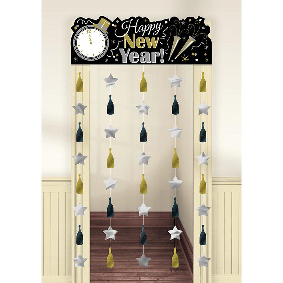 Amscan Hängedekoration Türvorhang New Year ca. 99x195cm