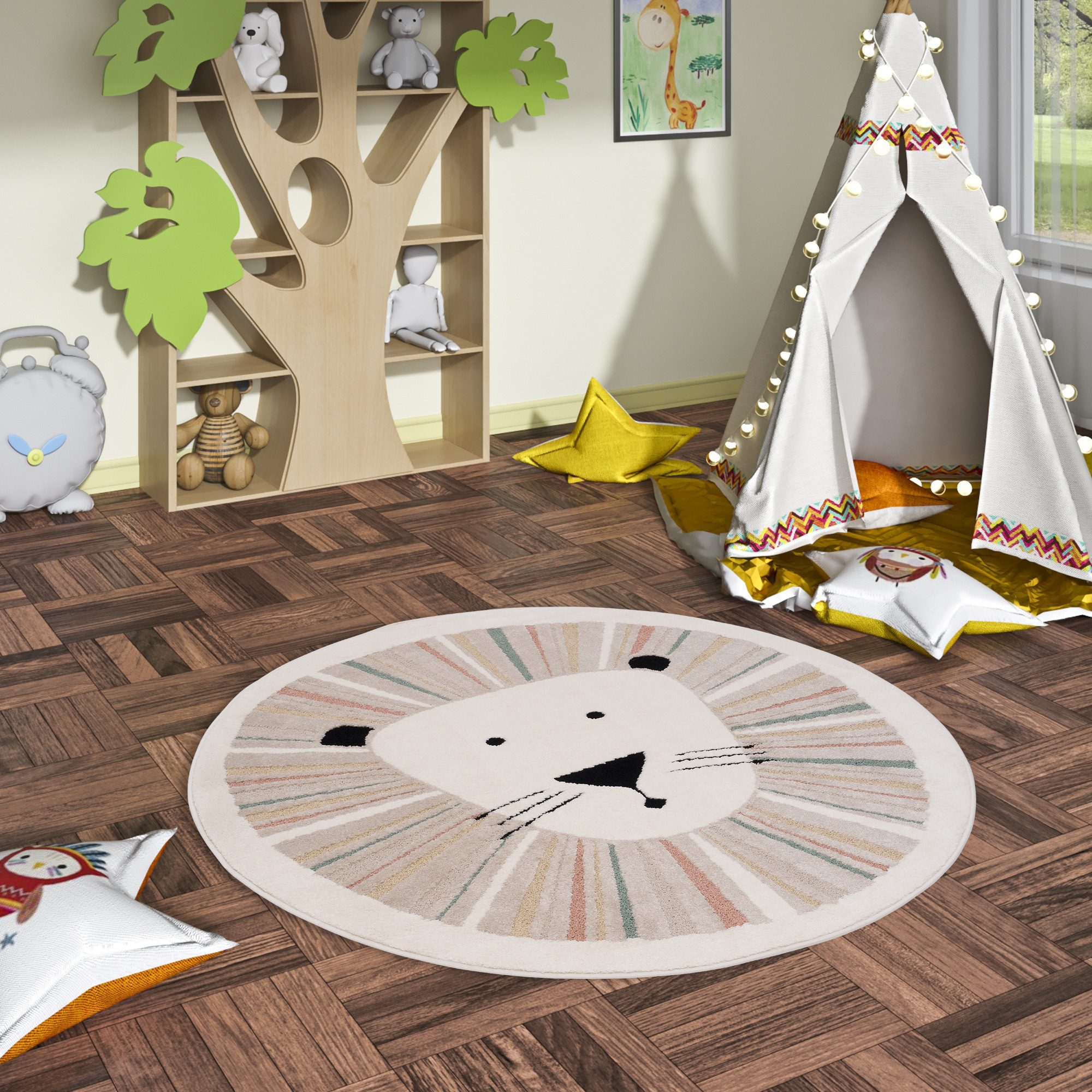Pergamon Kinderteppich Kinder Teppich Happy Kids, Rechteckig, Höhe: 11 mm günstig online kaufen