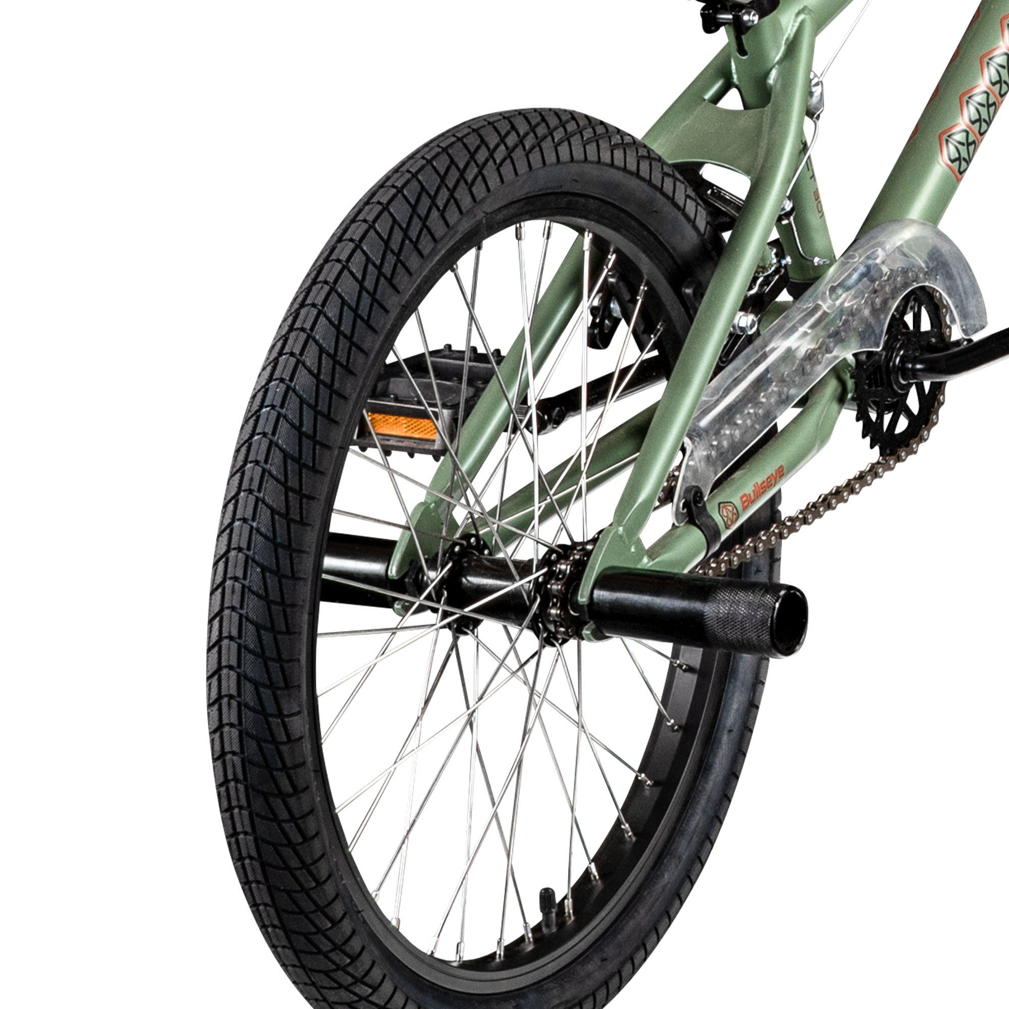 360° Jugendliche BMX-Rad Zoll Project 20 Rotor 2 1 Pegs Gang, khaki Erwachsene Rad BMX 301, bullseye Fahrrad