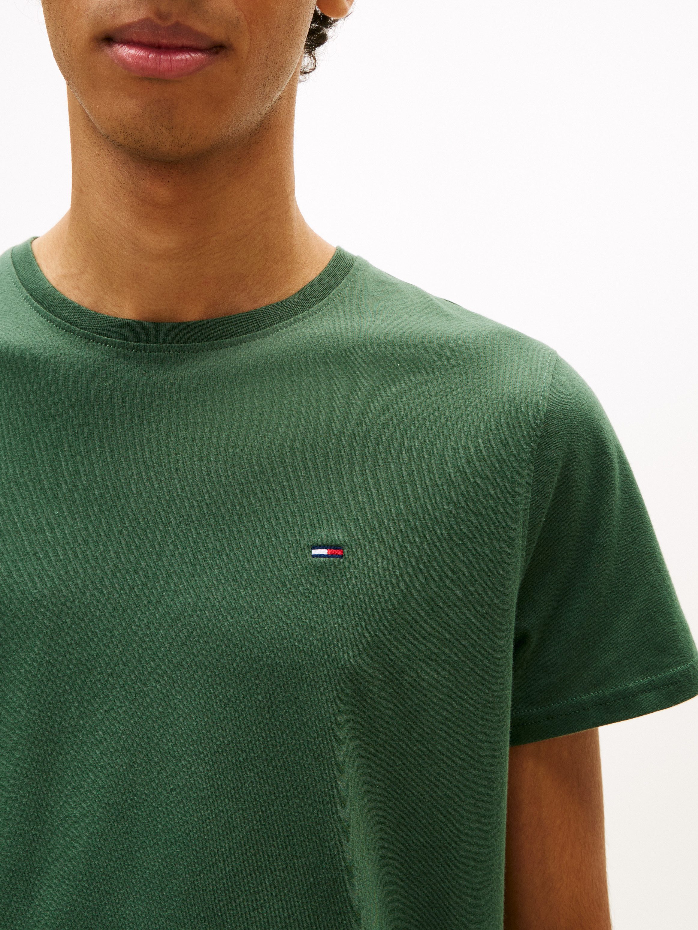 Tommy Jeans T-Shirt TJM ESSENTIAL SOLID TEE mit Rundhalsausschnitt und deze günstig online kaufen