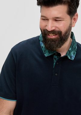 s.Oliver Kurzarmshirt Poloshirt mit Piquéstruktur