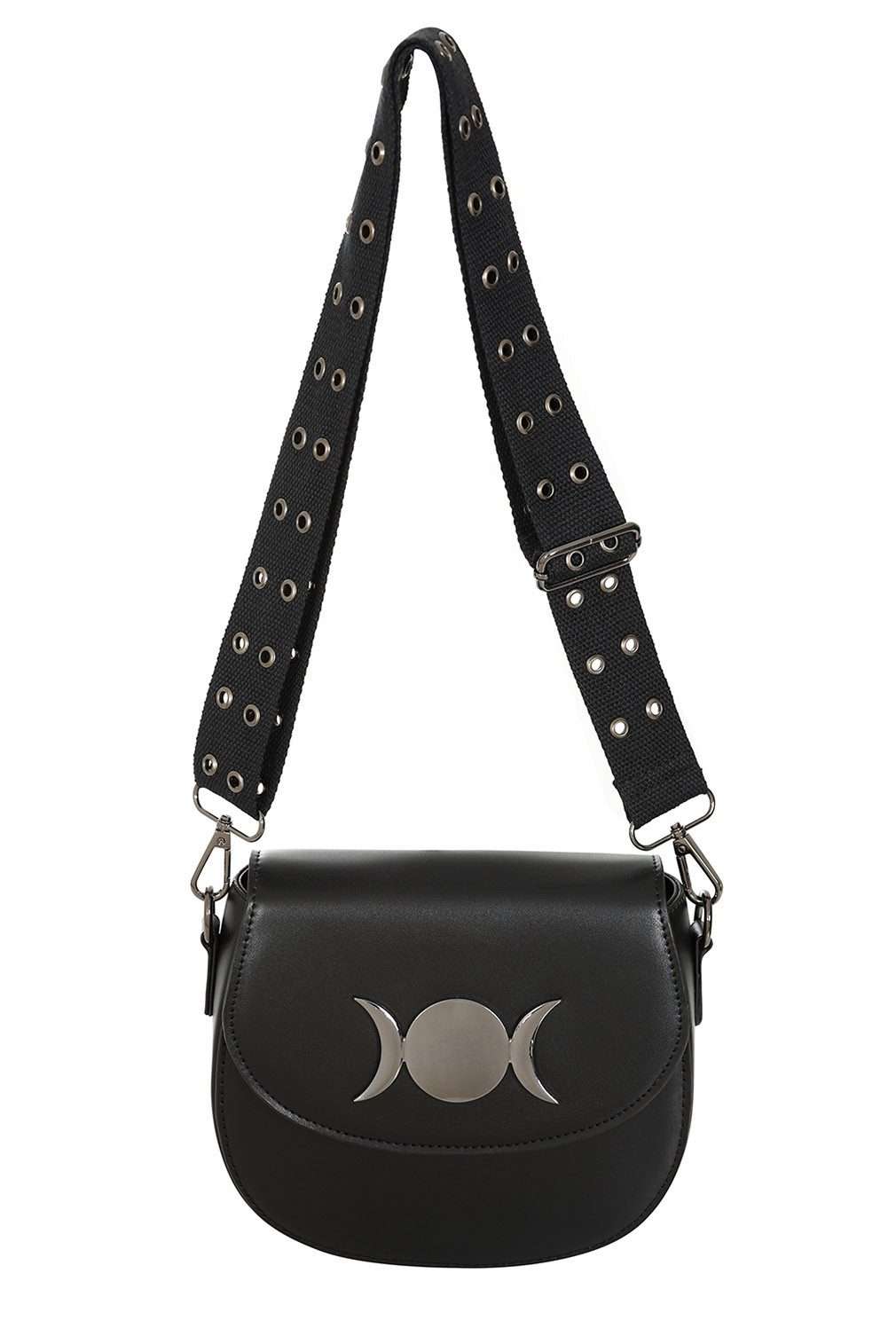 Banned Schultertasche Eternal Dusk, Mond Mondphasen Handtasche
