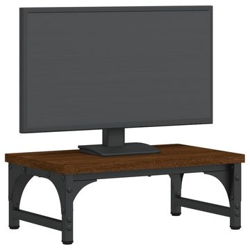 vidaXL Monitorständer Braun Eichen-Optik 37x23x14 cm Holzwerkstoff Bildschirm Monitor-Halterung