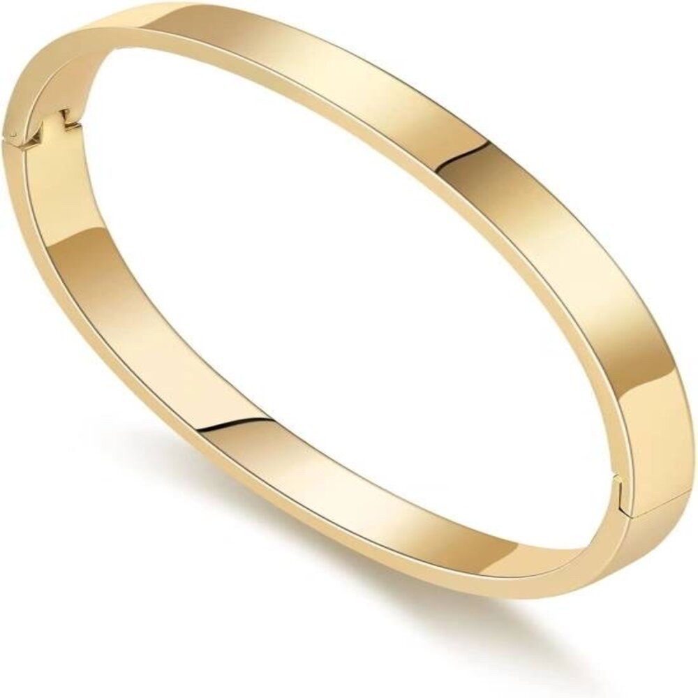 ROUGEMONT Armreif Klassischer Damen Armreif 6mm Gold Hochglanz 18 cm, Wasse günstig online kaufen