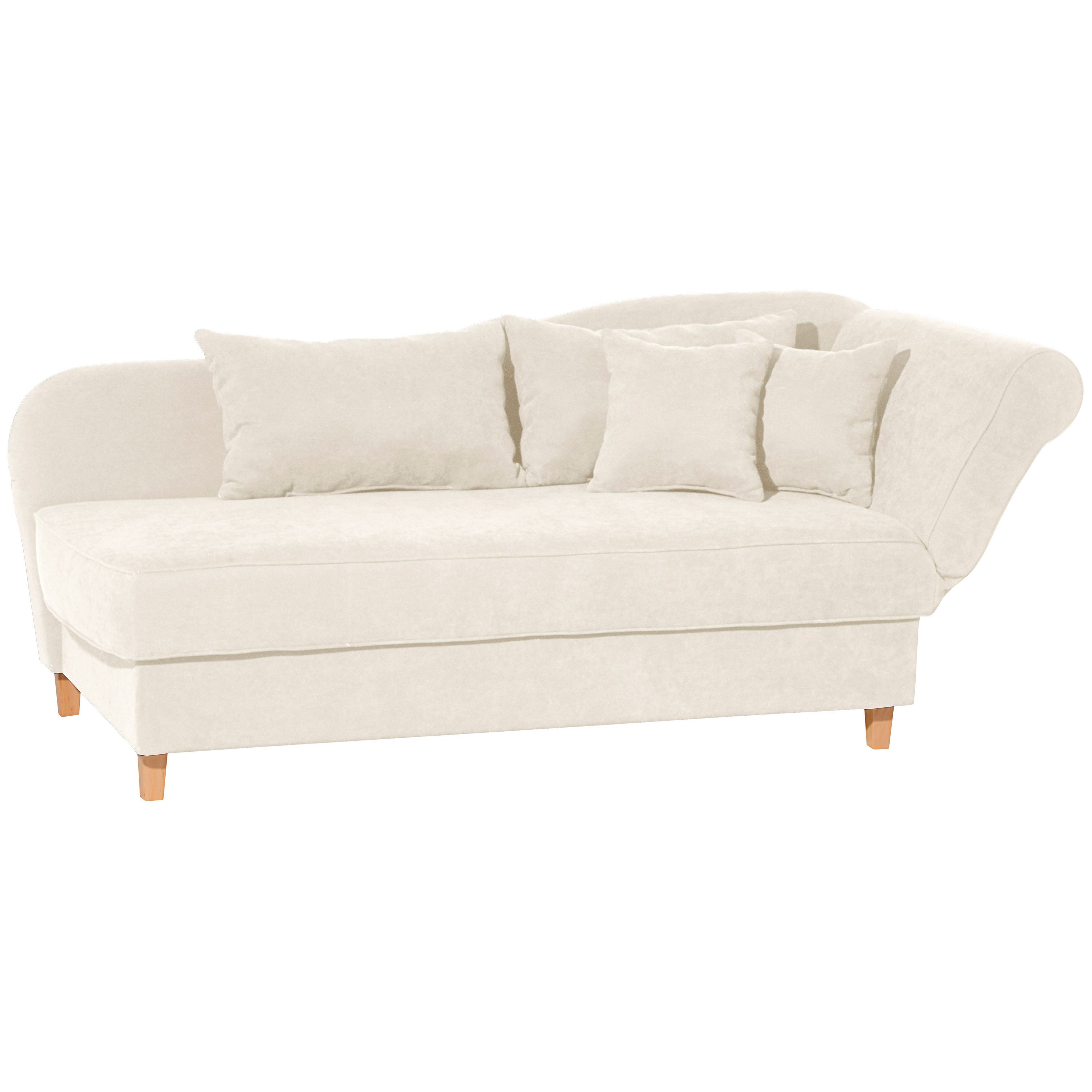 Max Winzer® Recamiere Selma, mit Armteil rechts klappbar, Federkern, Bettkasten, Bettfunktion