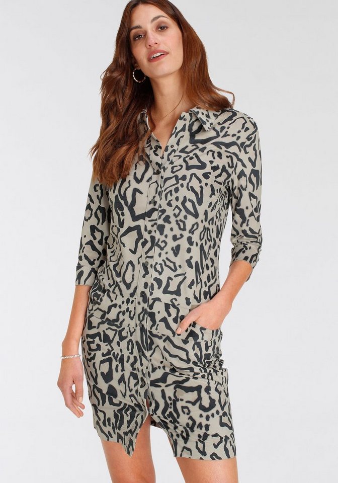 Sportalm Kitzbühel Druckkleid mit allover Animalprint