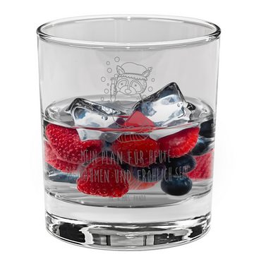 Mr. & Mrs. Panda Glas Waschbär - Transparent - Geschenk, Gin Glas mit Sprüchen, Tiermotive, Premium Glas, Feine Lasergravuren