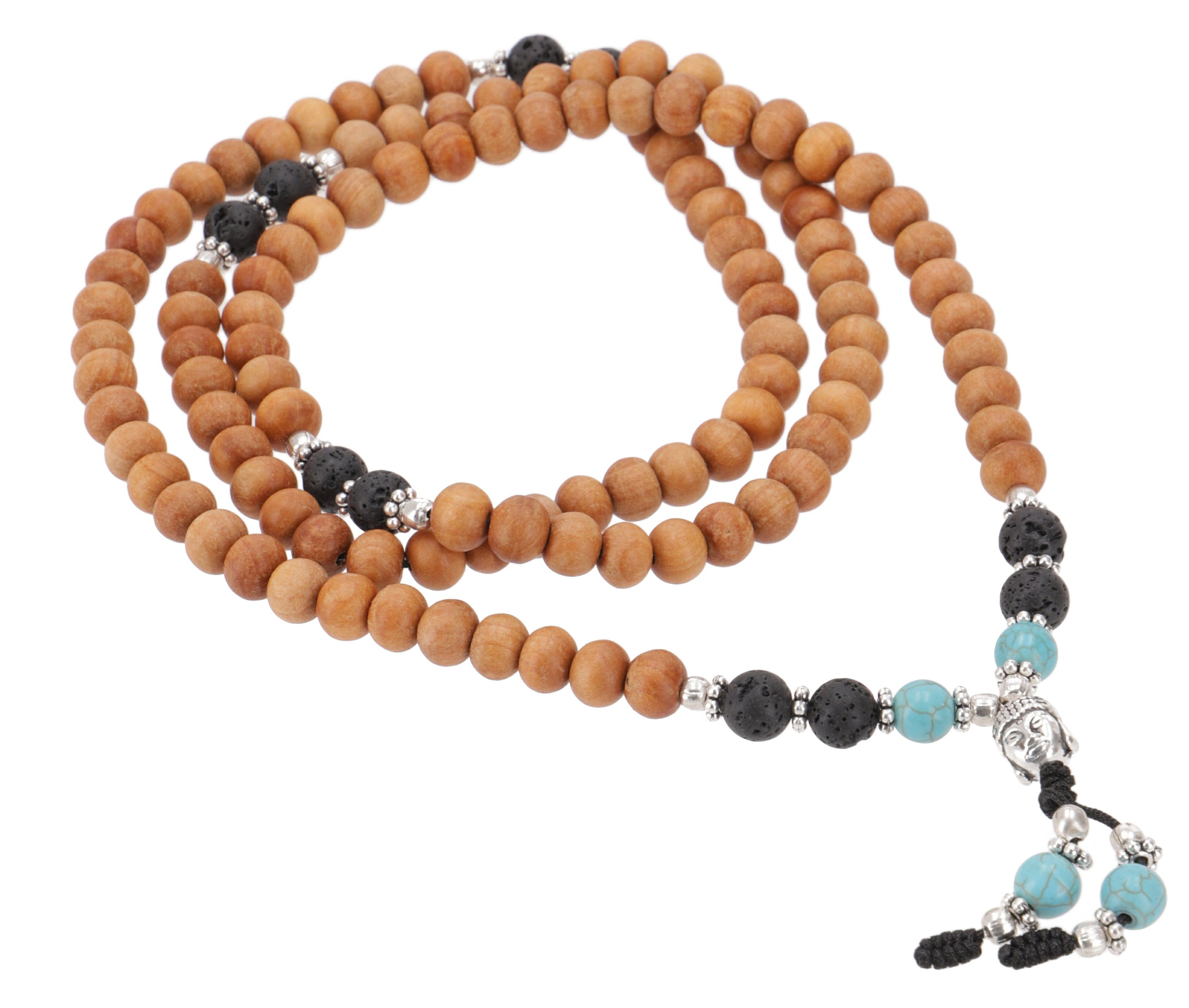 Guru-Shop Perlenkette Tibetische Mala aus Halbedelsteinen,.. günstig online kaufen