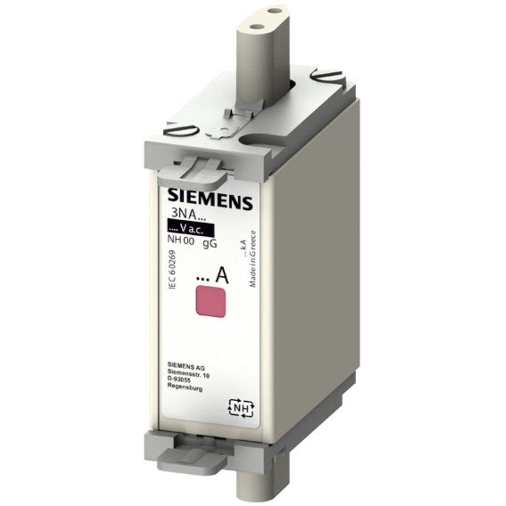 Stromverteiler Siemens 3NA6824 Sicherungseinsatz Sicherungsgröße = 000 80 A 500 V