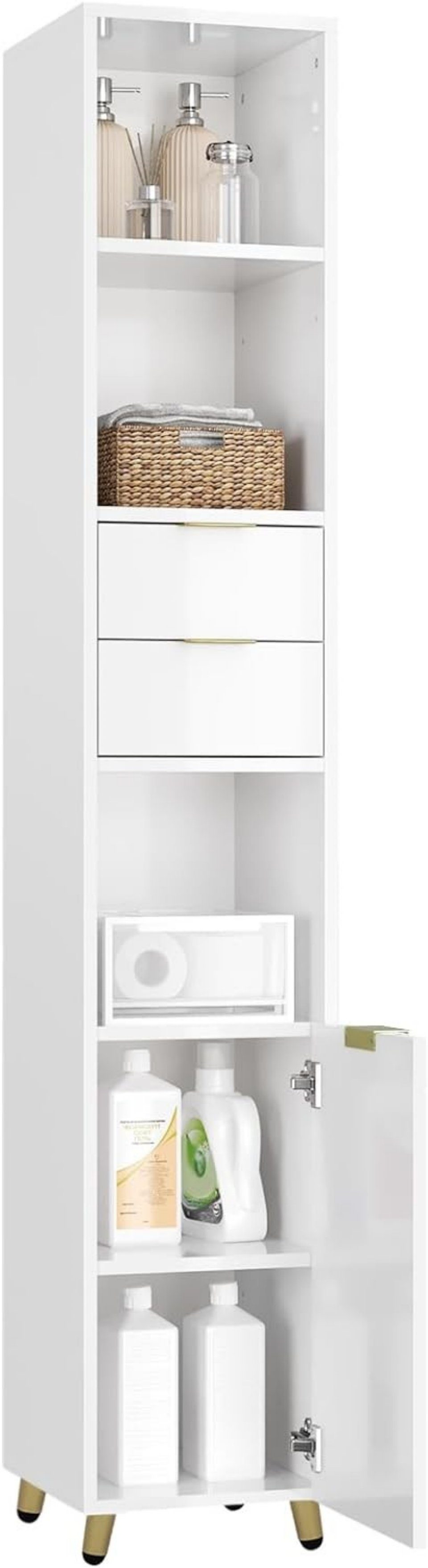 EUGAD Hochschrank (1-St) mit Fächern&Schubladen, verstellbare günstig online kaufen