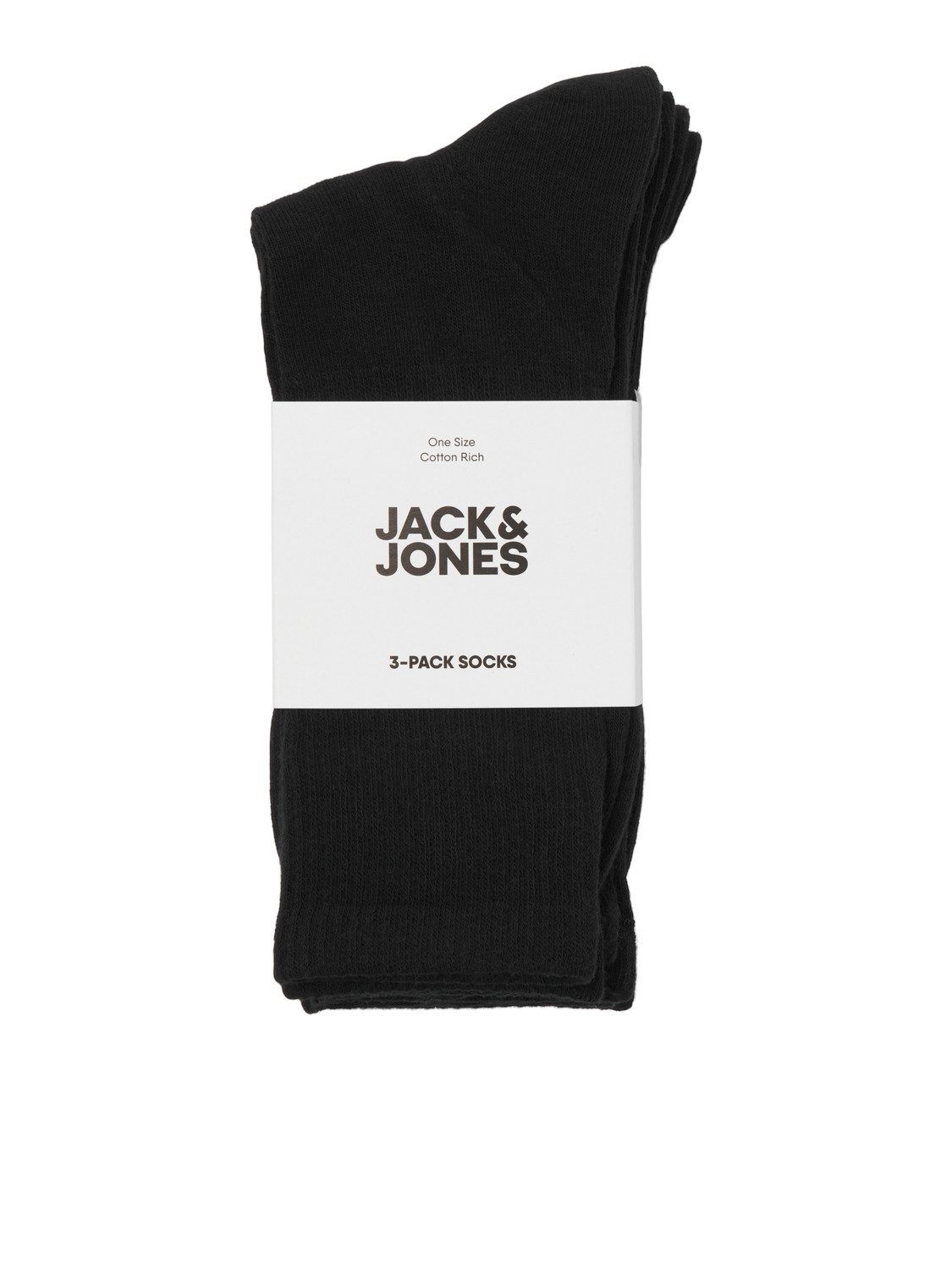 Jack & Jones Freizeitsocken JACCHARLES – Tennissocken im 3er-Pack mit Stretch-Komfort (Packung, 3-Paar) unifarben, casual