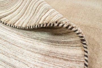 Wollteppich Loribaft Teppich handgewebt braun, morgenland, rechteckig, Höhe: 10 mm, Kurzflor