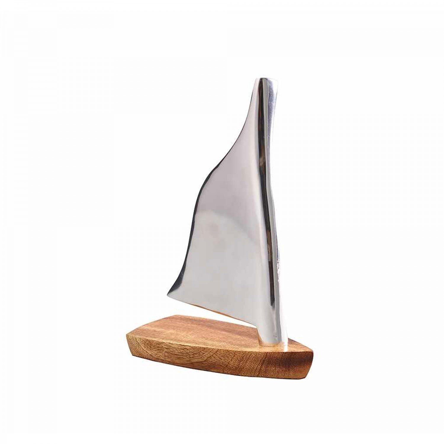 mitienda Dekoobjekt Segelschiff aus Holz und Metall | Deko-Objekte
