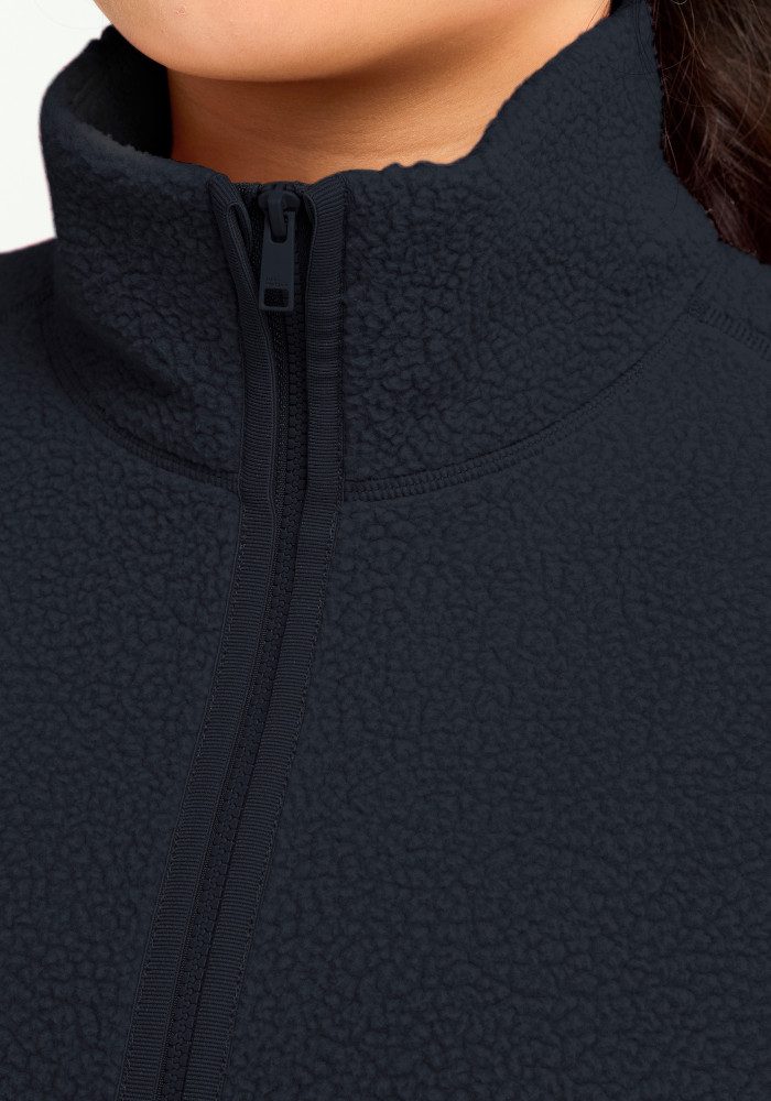 Jack Wolfskin Fleecepullover LITE CURL HZ W mit hohem Kragen, aus Polyester – Bild 4 von 5