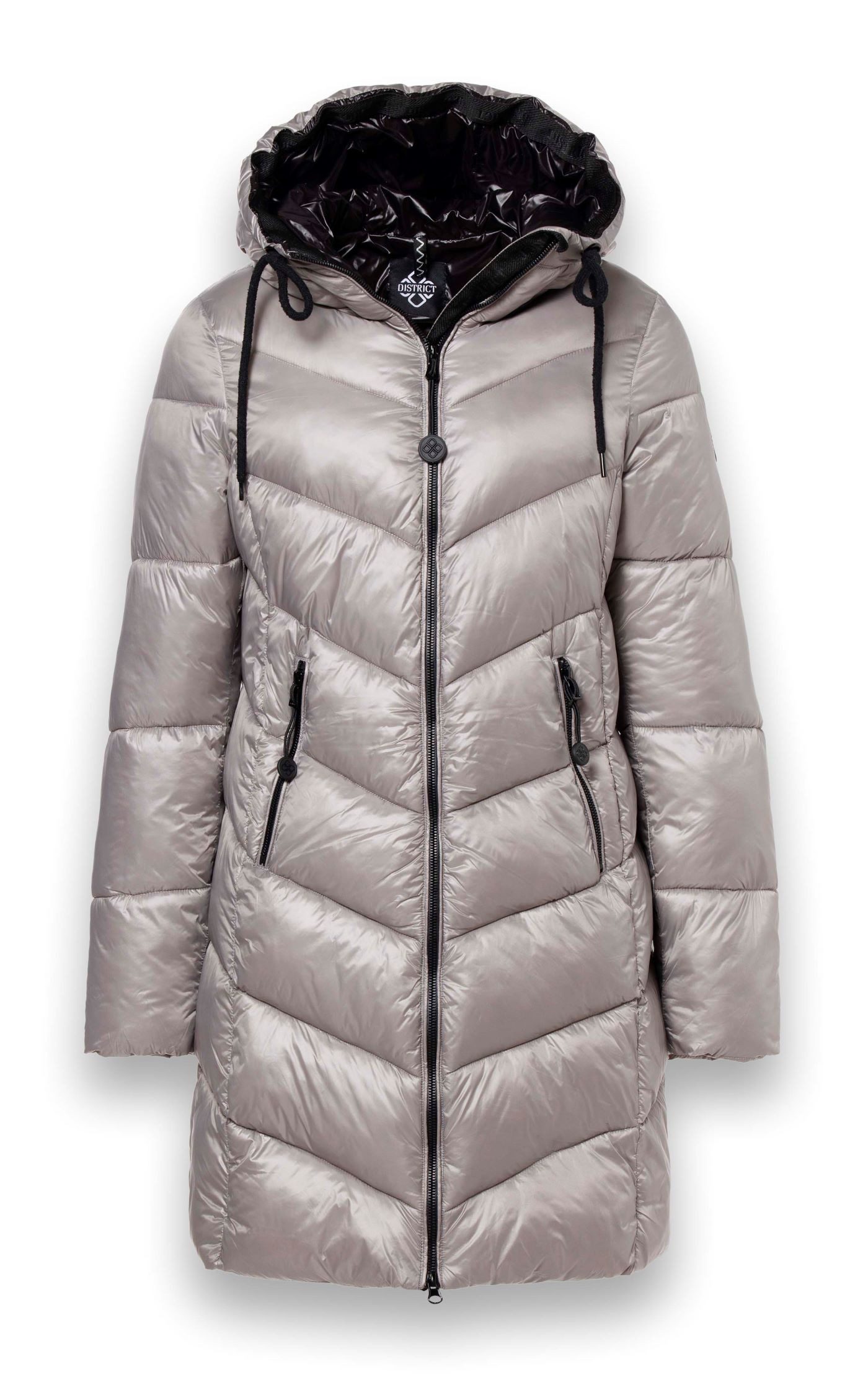 District Wintermantel Sapporo (mit Kapuze, wasserabweisend) hellrose Damen