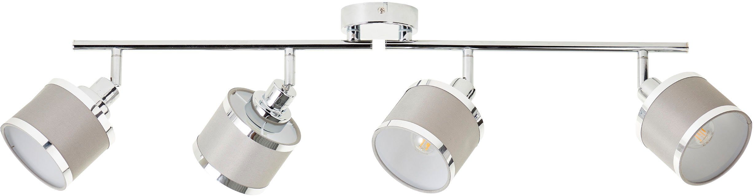 Brilliant Deckenstrahler Alexia, ohne Leuchtmittel, Breite 86 cm, E14, Meta günstig online kaufen