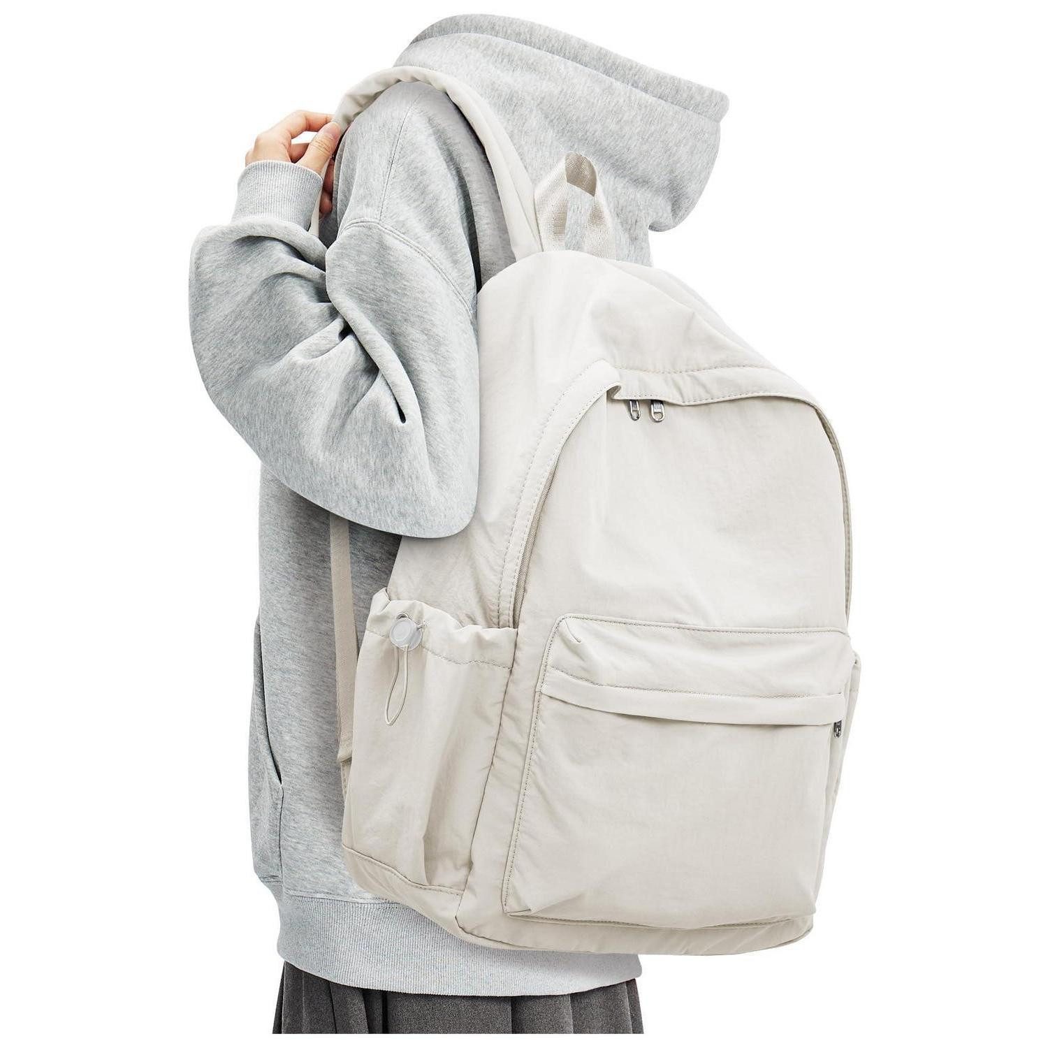 LuxusKollektion Schulrucksack Schulrucksack Aesthetic Beige Unisex