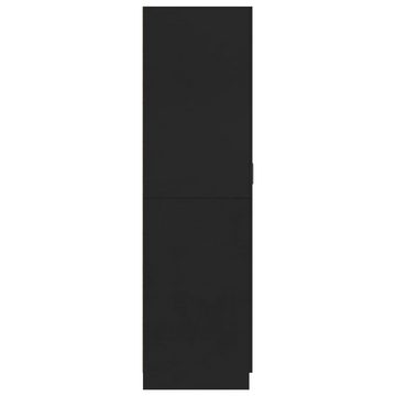 furnicato Kleiderschrank Schwarz 80x52x180 cm Holzwerkstoff