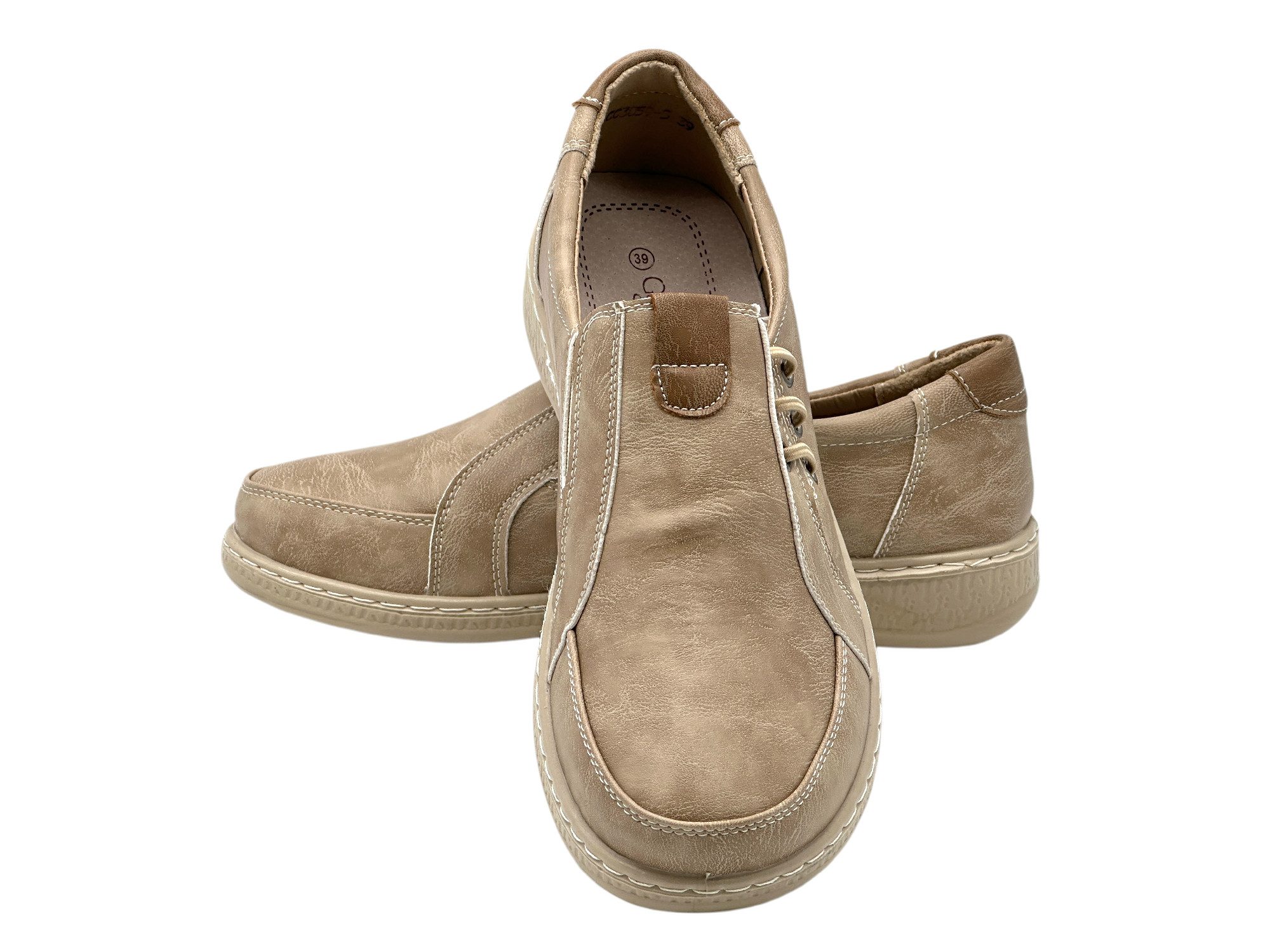 Nowaland Bequeme Damen-Slipper Mokassin Leicht, atmungsaktiv und komfortabel