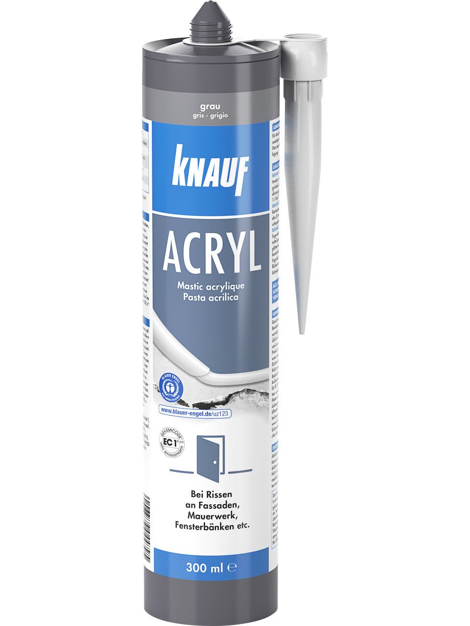 KNAUF Silikon Knauf Acryl grau 300 ml