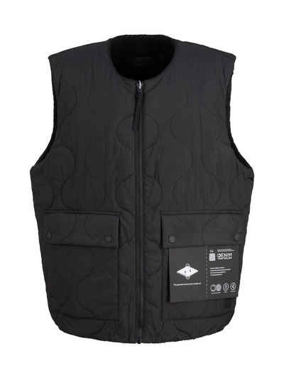 TOM TAILOR Denim Steppweste »reversible teddy vest«