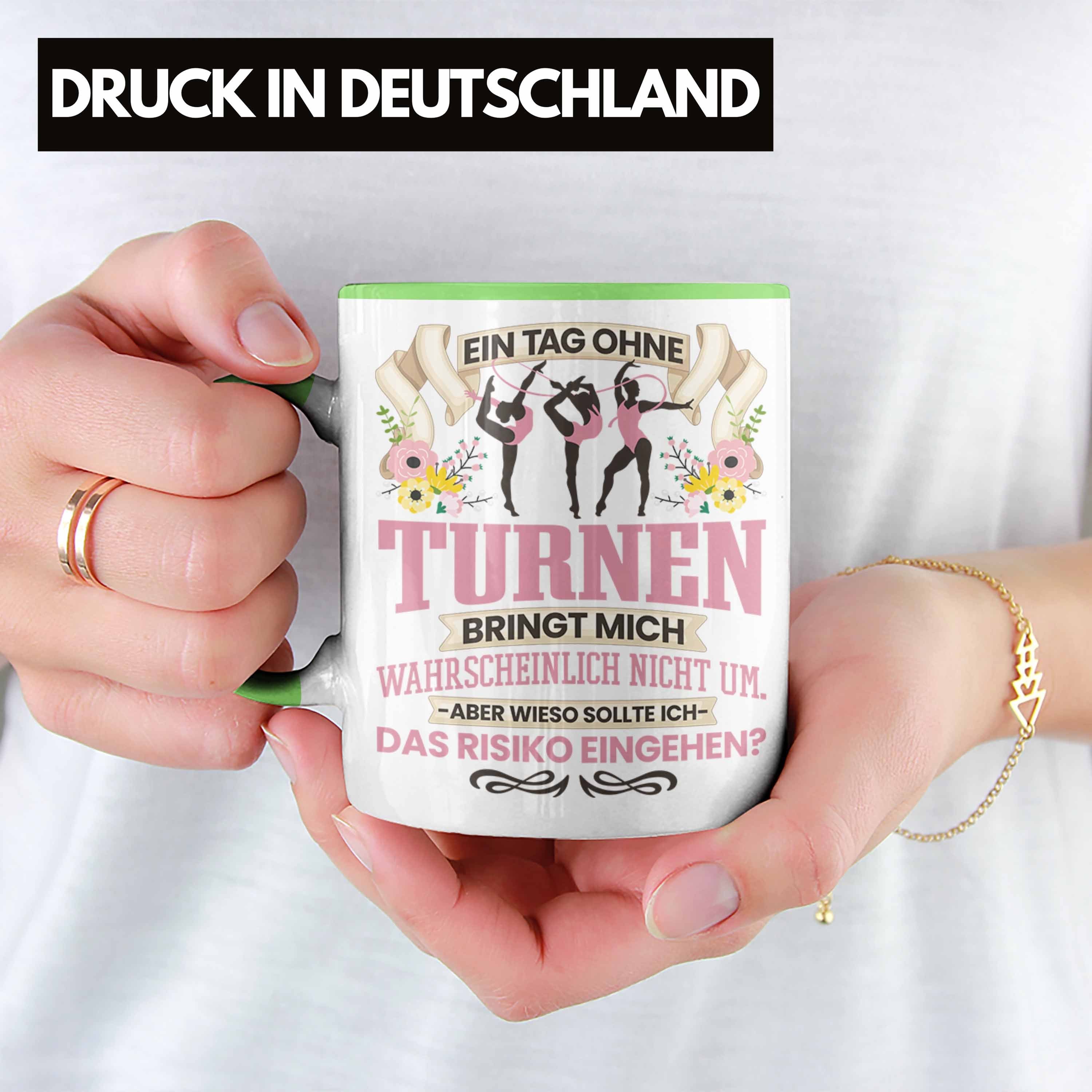 Turnerin Tasse Leichta Grün Frauen Geschenk Trendation für Tasse Turnen - Mädchen Trendation