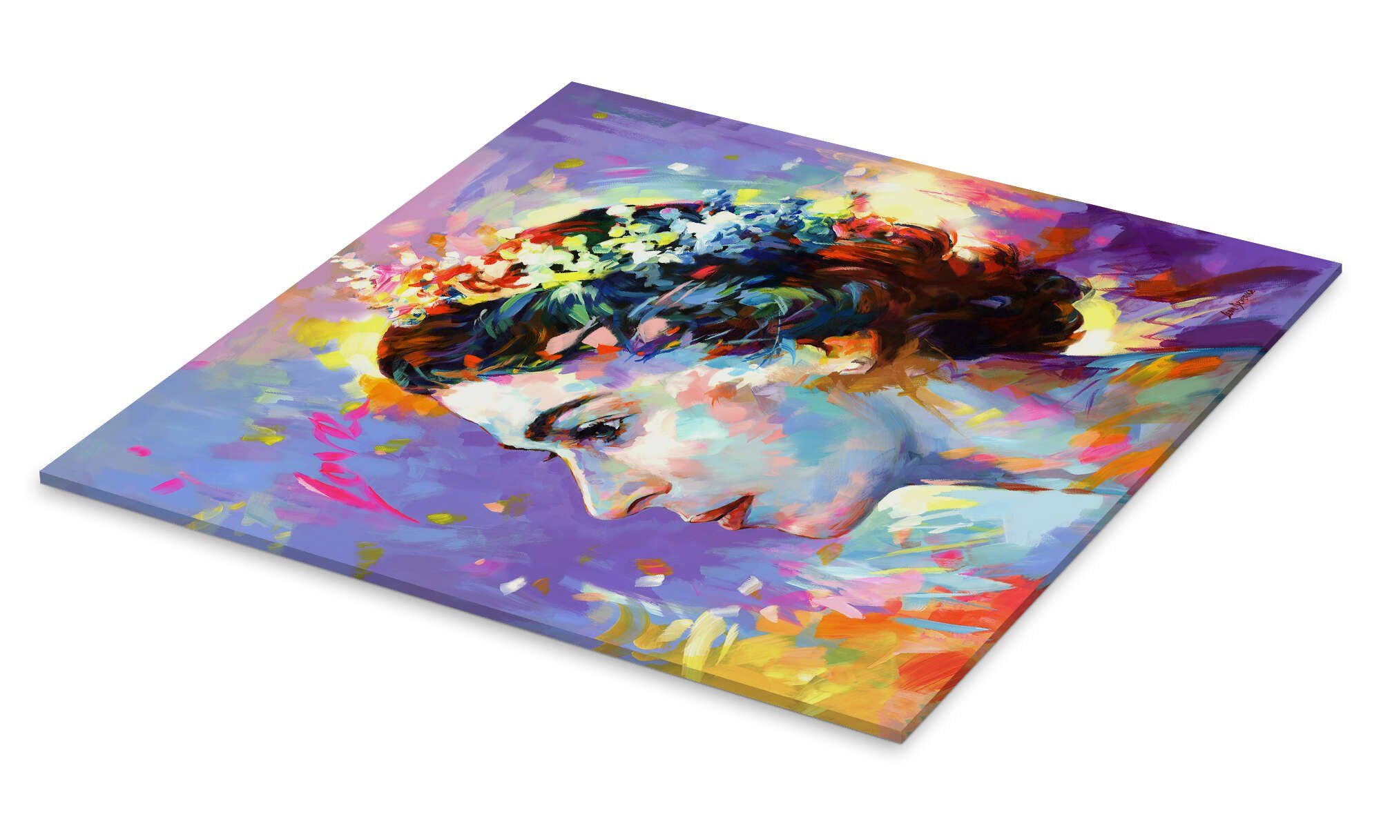 Posterlounge Wandbild Queen Elizabeth II, Leon Devenice, erhältlich als Poster, Leinwandbild, Wandsticker oder Acrylglasbild