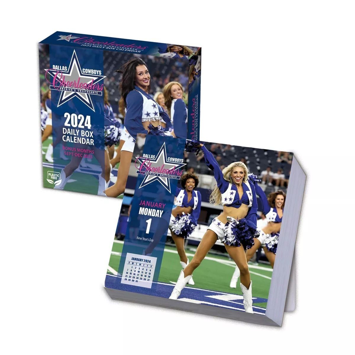 Turner Tischkalender Dallas Cowboys Cheerleaders - NFL - Tages-Abreißkalender 2024