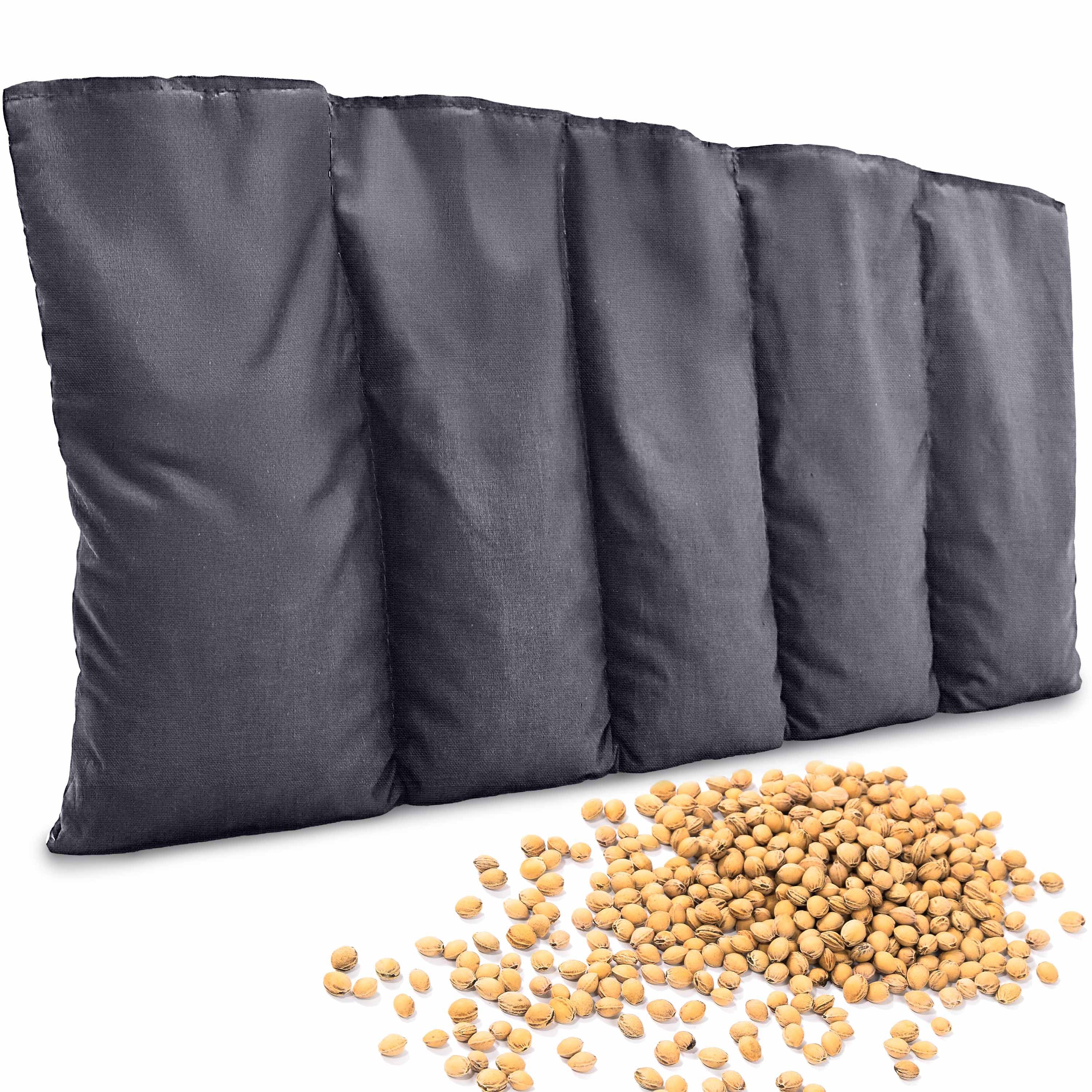 Amilian Kirschkernkissen für Mikrowelle - Kirschkernkissen Nacken Schulter - 55x20 cm, Wärmekompresse - Wärmekissen - Kältekissen, Wärmekompresse, Füllung: 100% Kirschkerne - Bezug: 100% Baumwolle