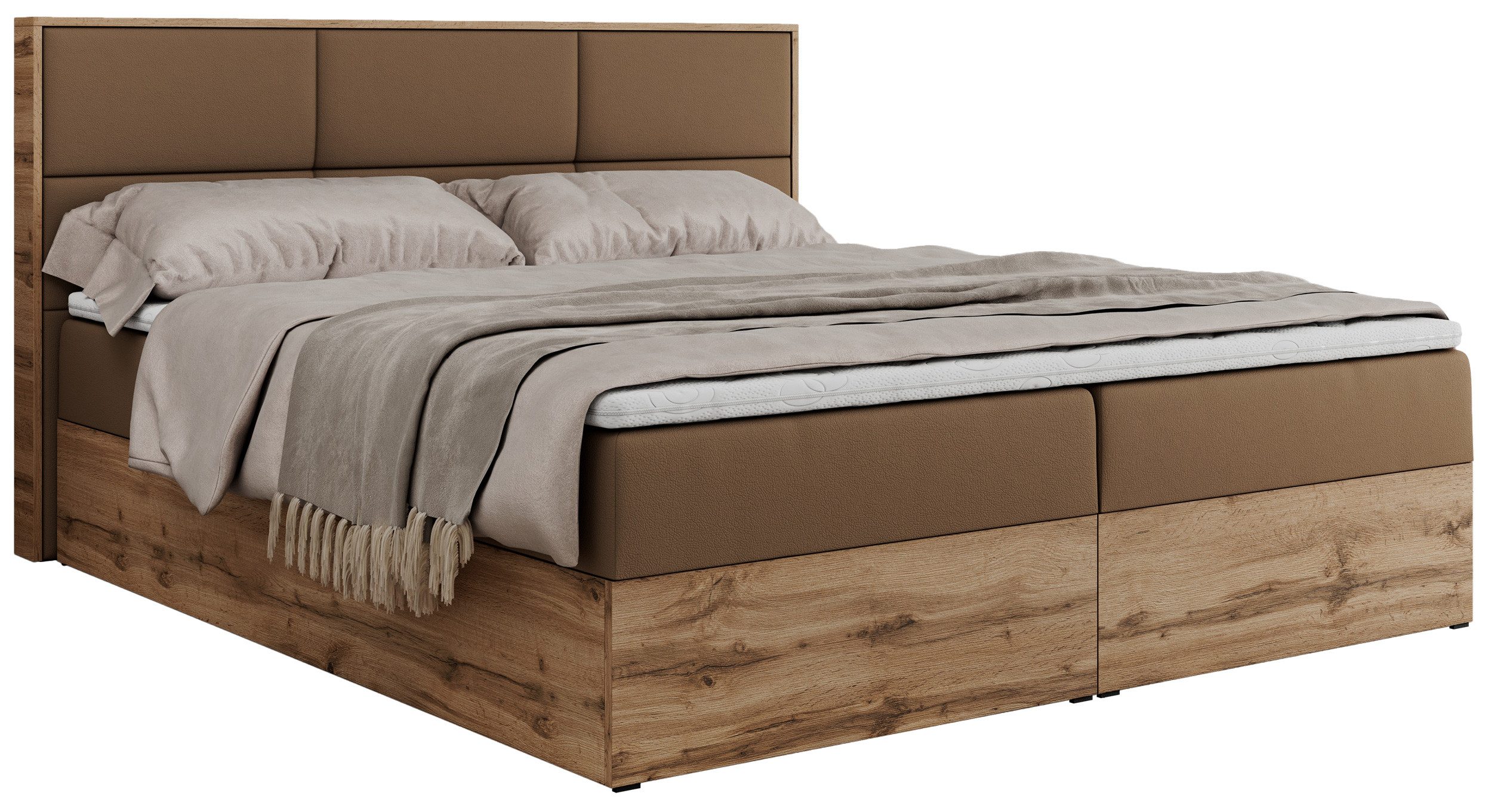 MKS MÖBEL Boxspringbett ALBERO 2 (Packung, günstig online kaufen