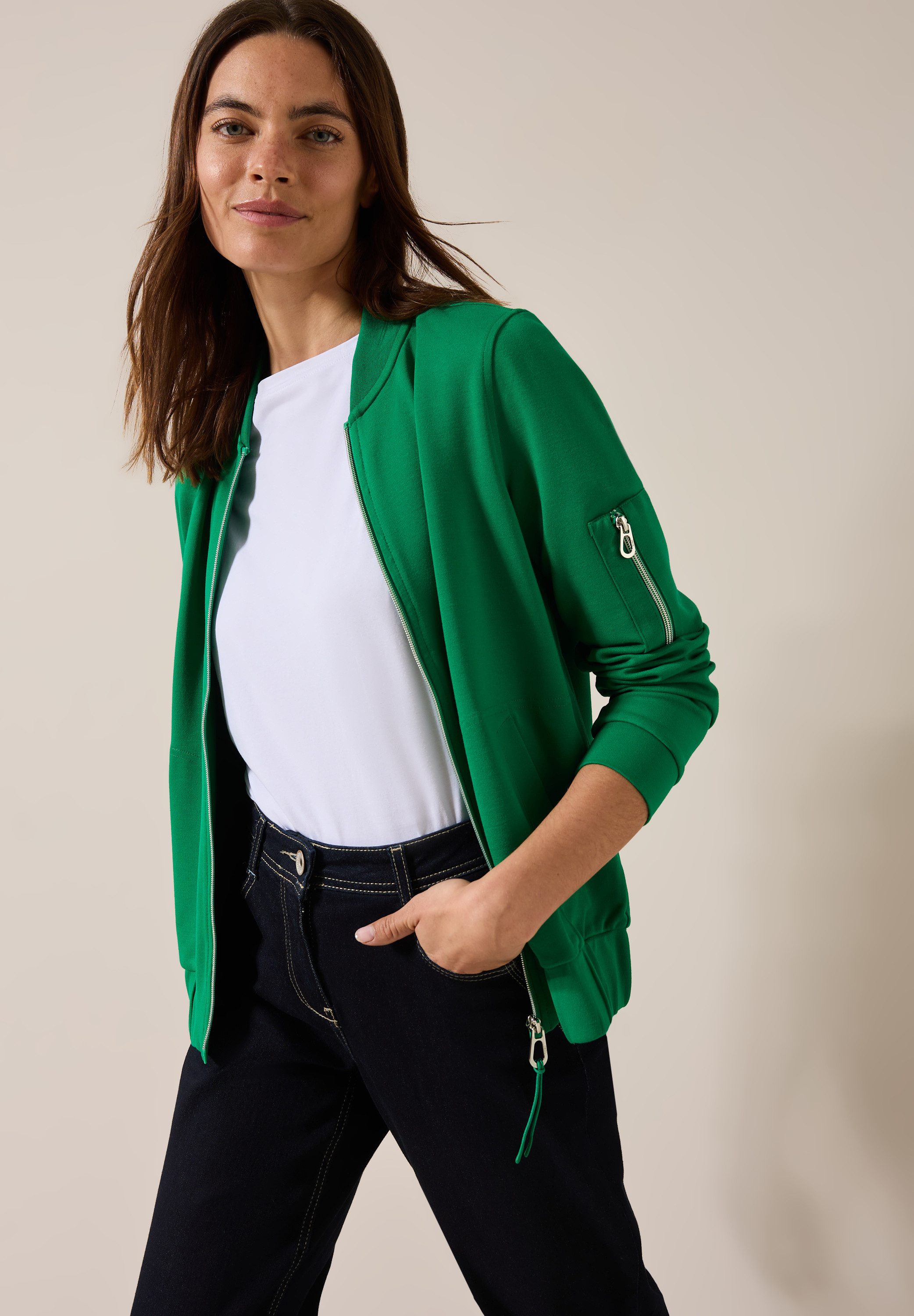 CECIL Blouson mit Zipper Detail günstig online kaufen
