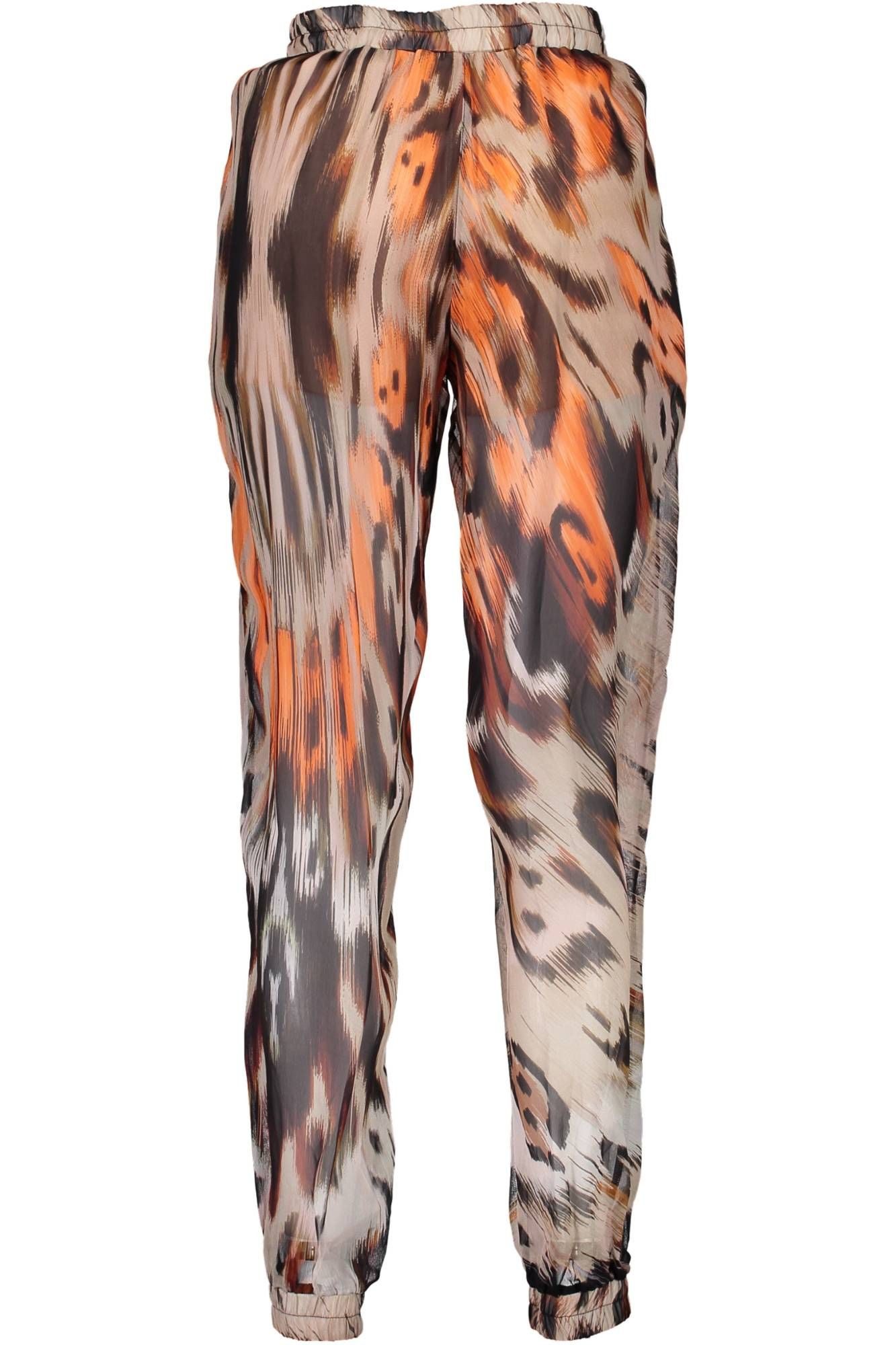 Just Cavalli 5-Pocket-Hose Damenhose Orange mit Taschen & Elastischem Bund - Stilvolle Eleganz