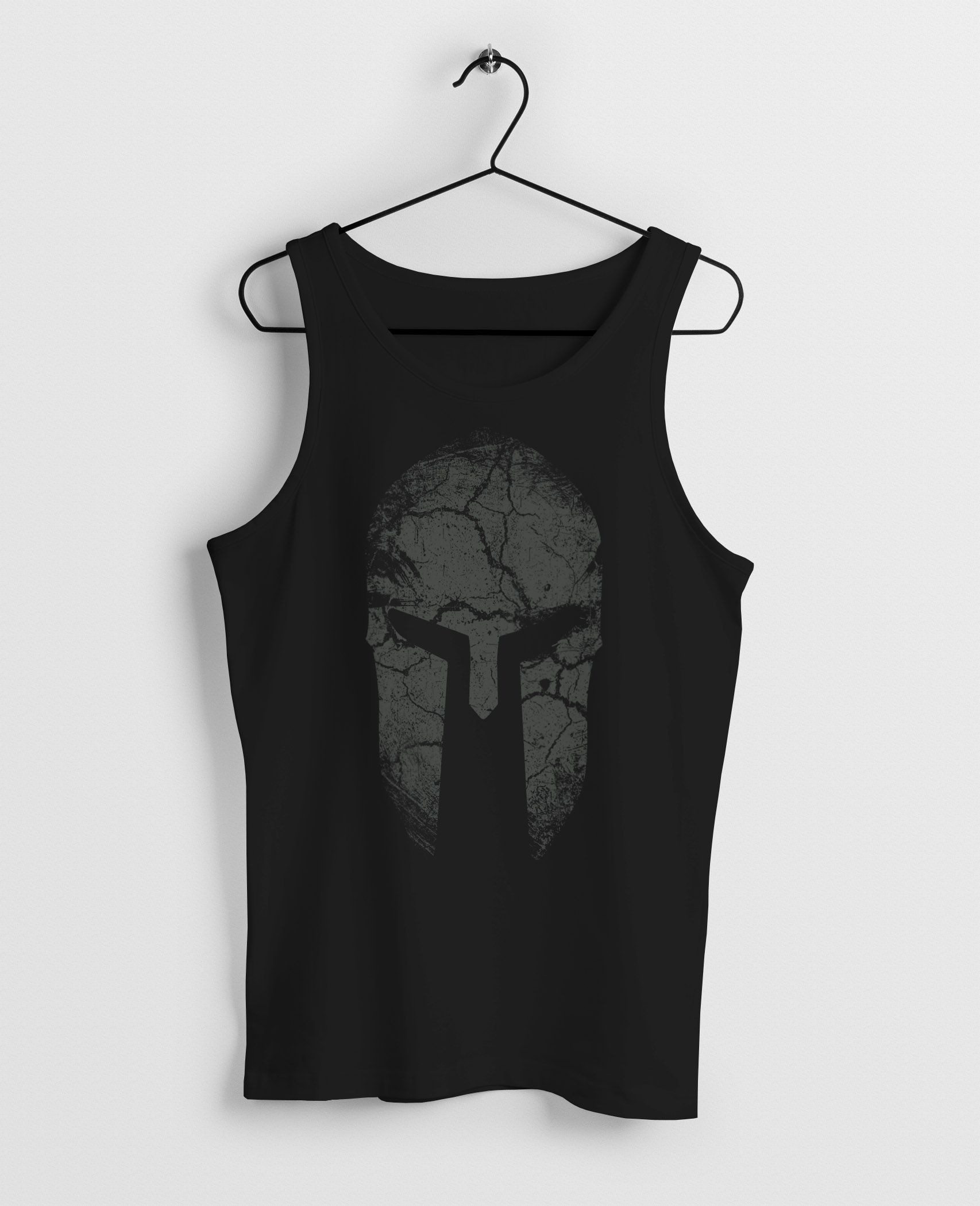 Neverless Tanktop Herren Tank-Top Aufdruck Sparta Helm Spartan Warrior Fashion mit Print
