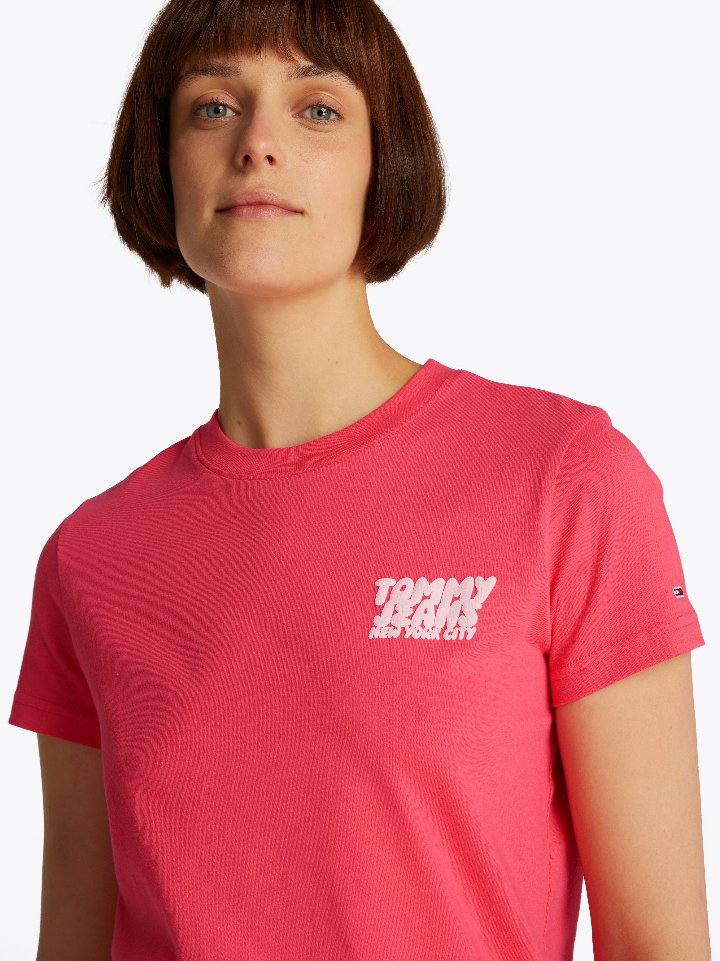 Tommy Jeans T-Shirt TJW REG TJ BUBBLE TEE mit Logodruck günstig online kaufen