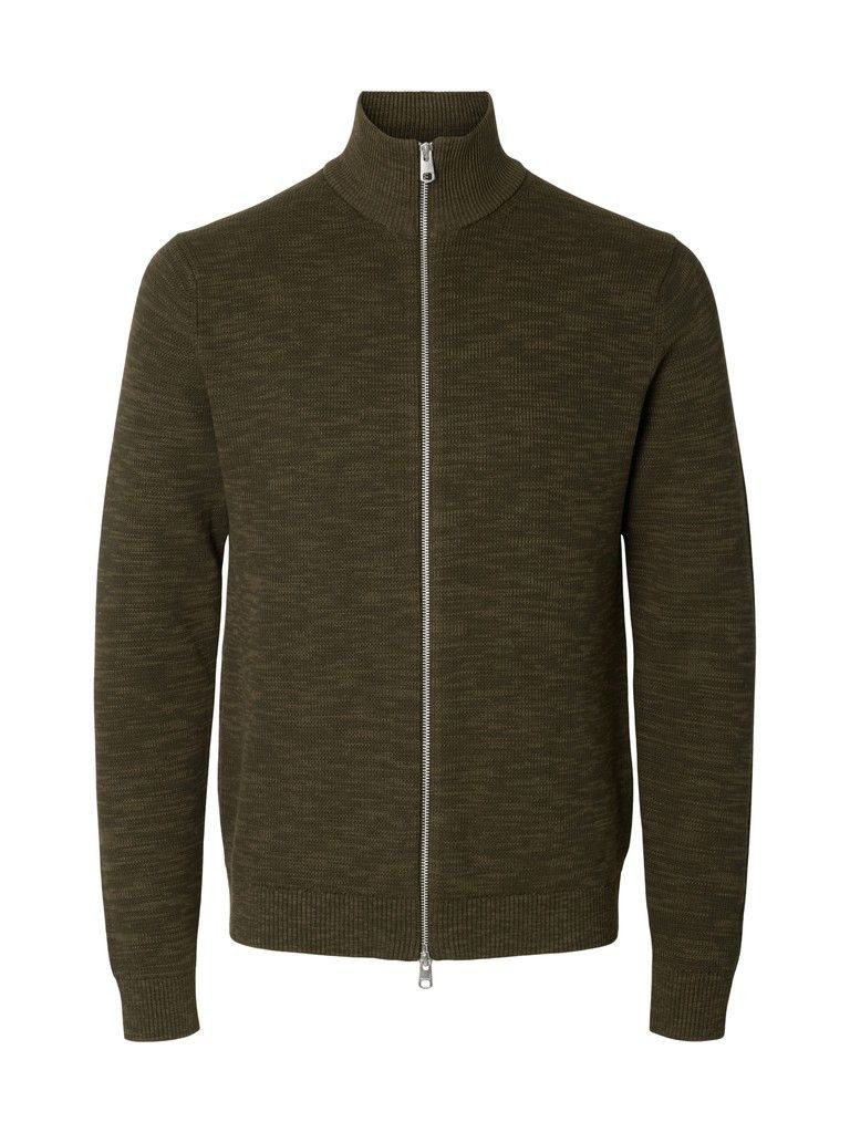 Selected Strickjacke SLMDANE LS KNIT REG STRUC FULL ZIP