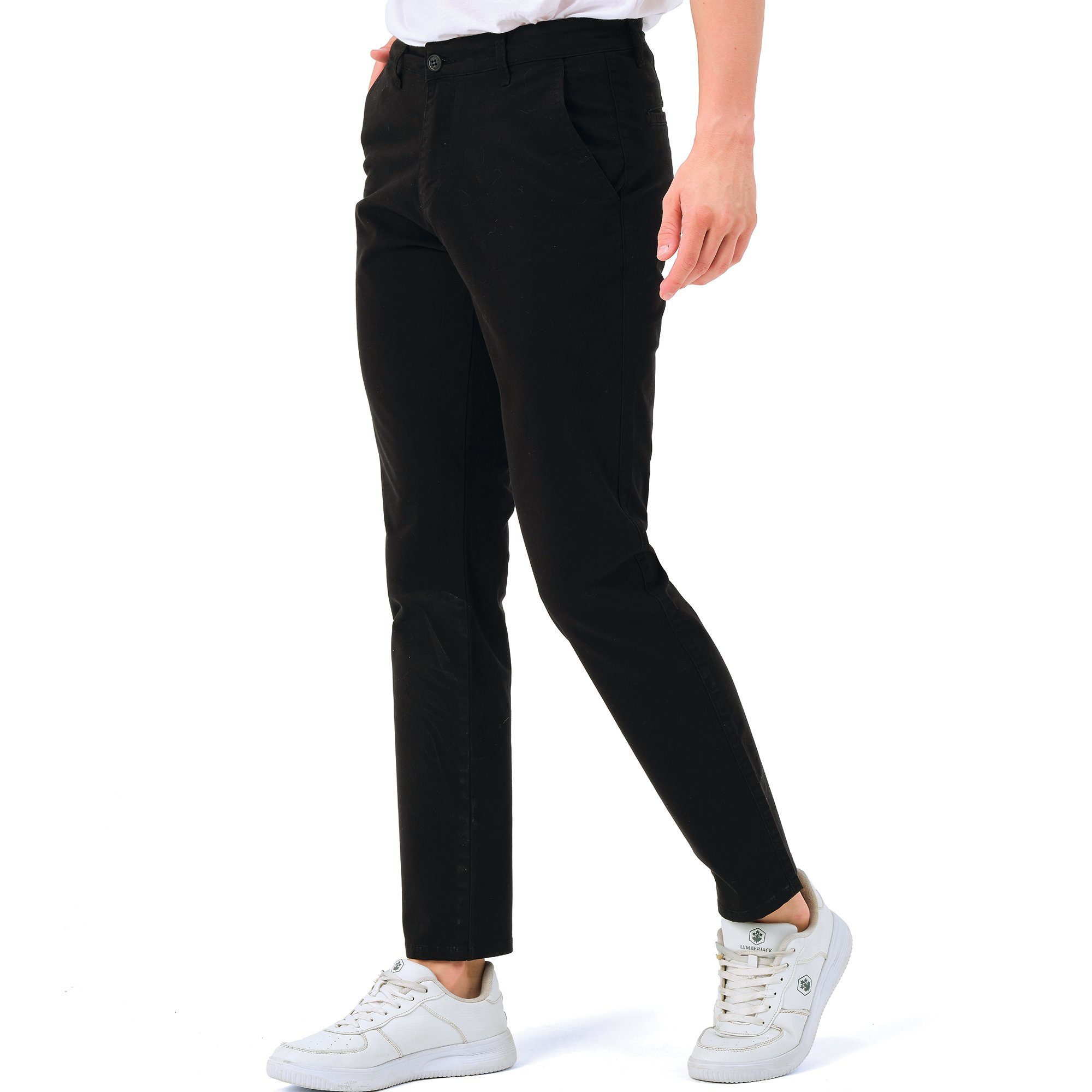 D'MARO Chinohose 308 Slim Fit Herren Chinohose ORGANIC COTTON günstig online kaufen