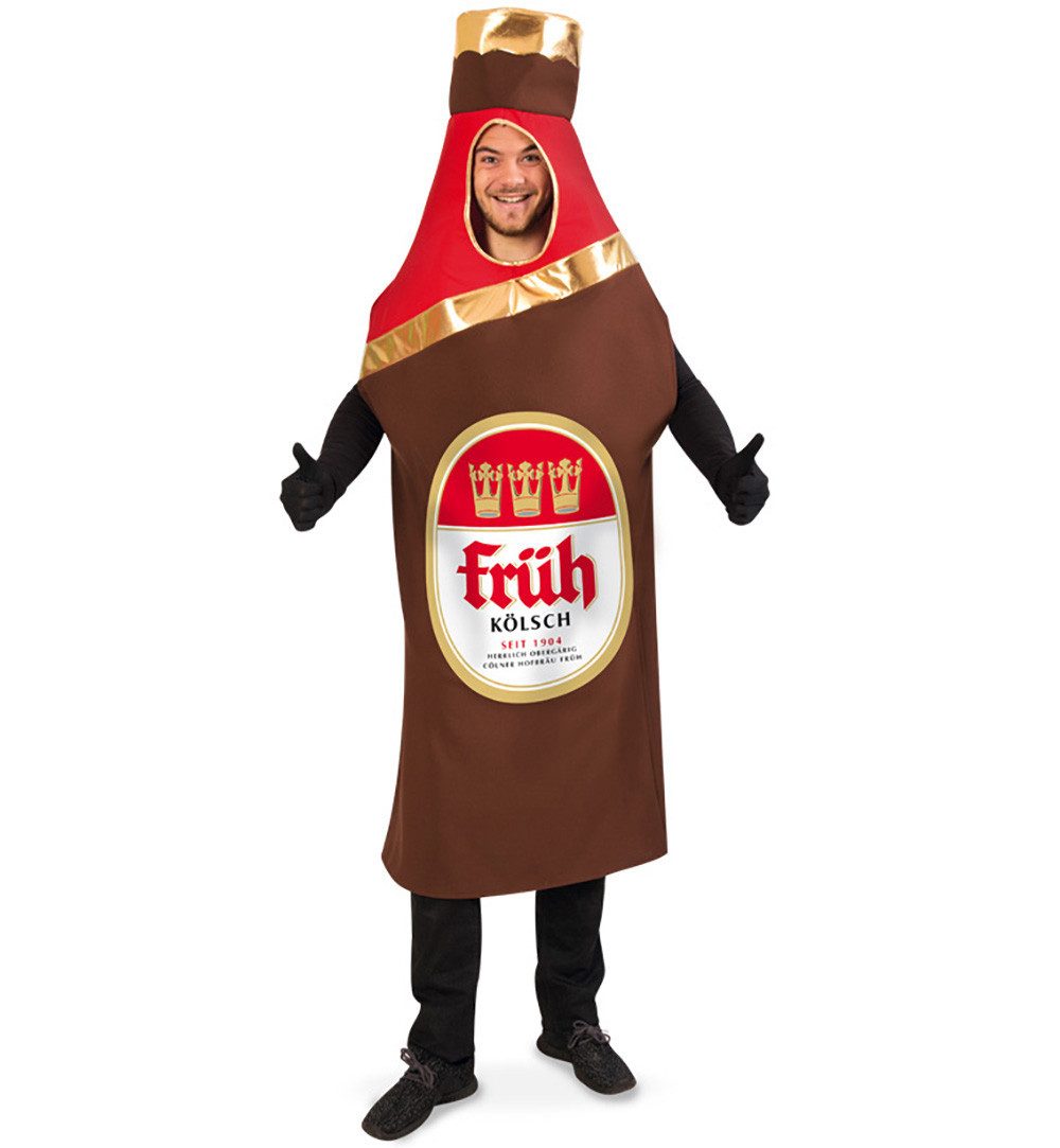 Fries Lebensmittel-Kostüm Bier Flasche Kostüm Früh Kölsch Kölle Alaaf Karneval Universal Passend
