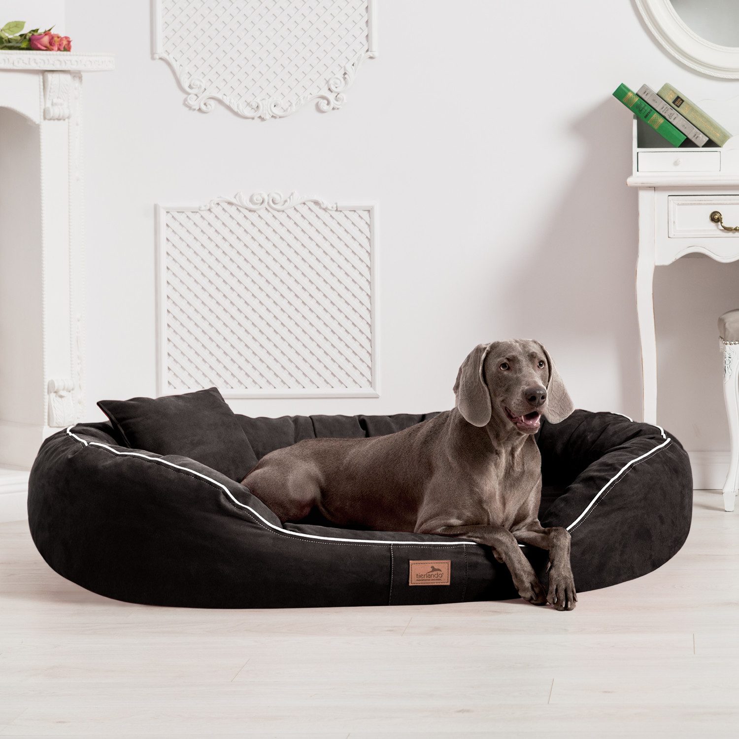 Thumbnail - tierlando® Tierbett Orthopädisches Hundebett MARLON VISCO PLUS Velours