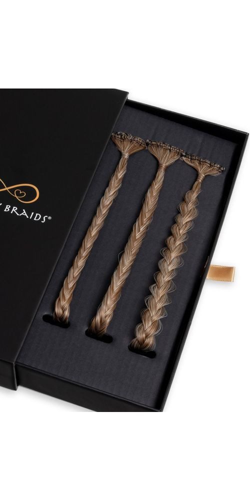 Infinity Braids Kunsthaar-Extension Infinity Braids Infinity Braidies Marshmellow Roast